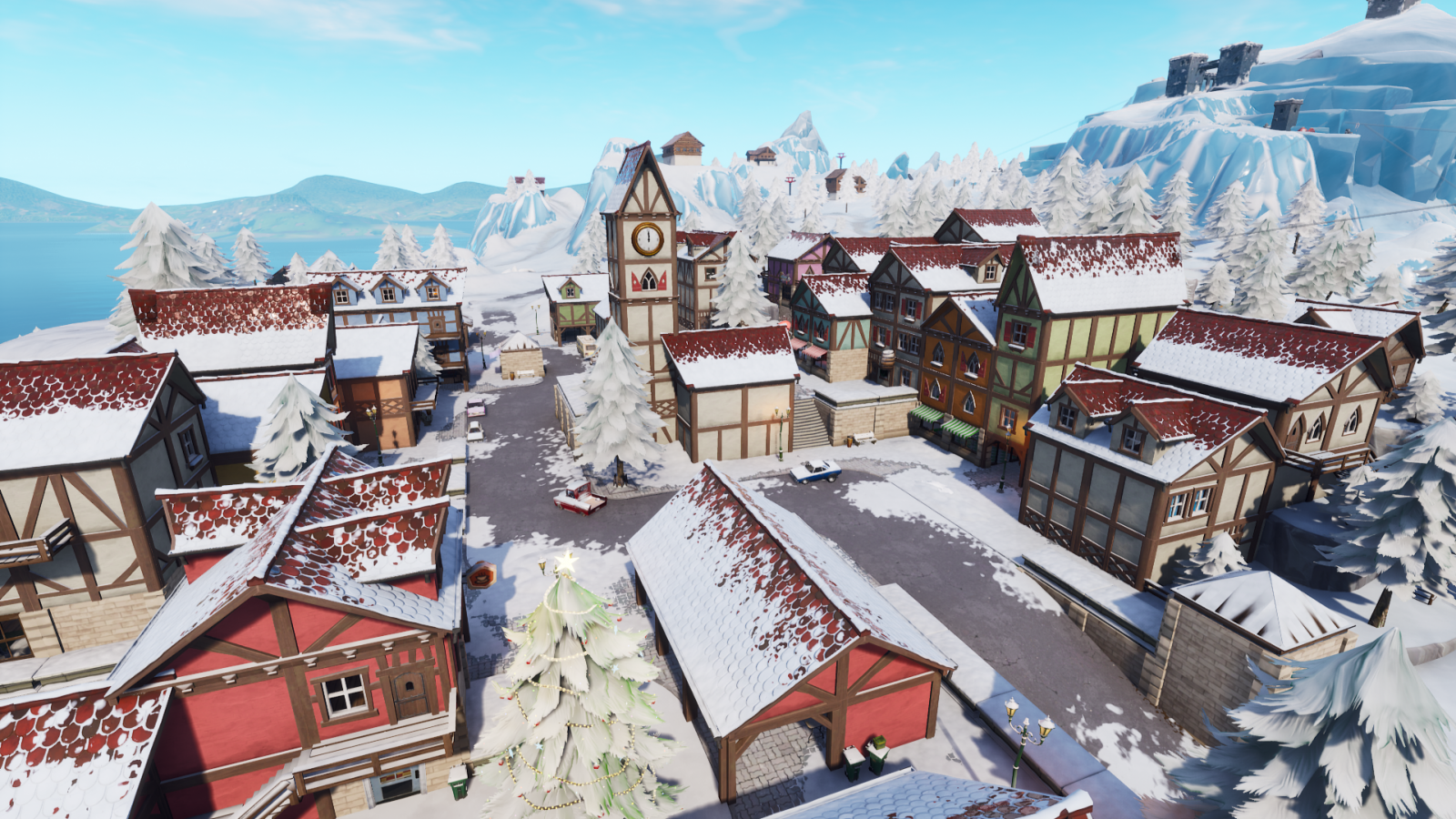 Fortnite Winter Background