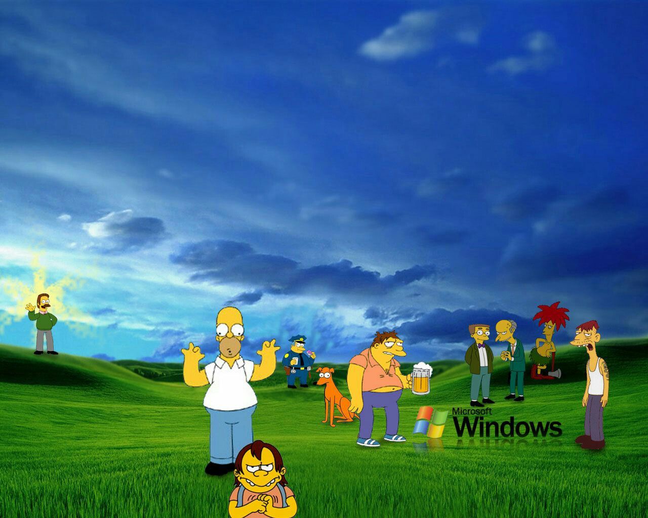 Funny Windows Background