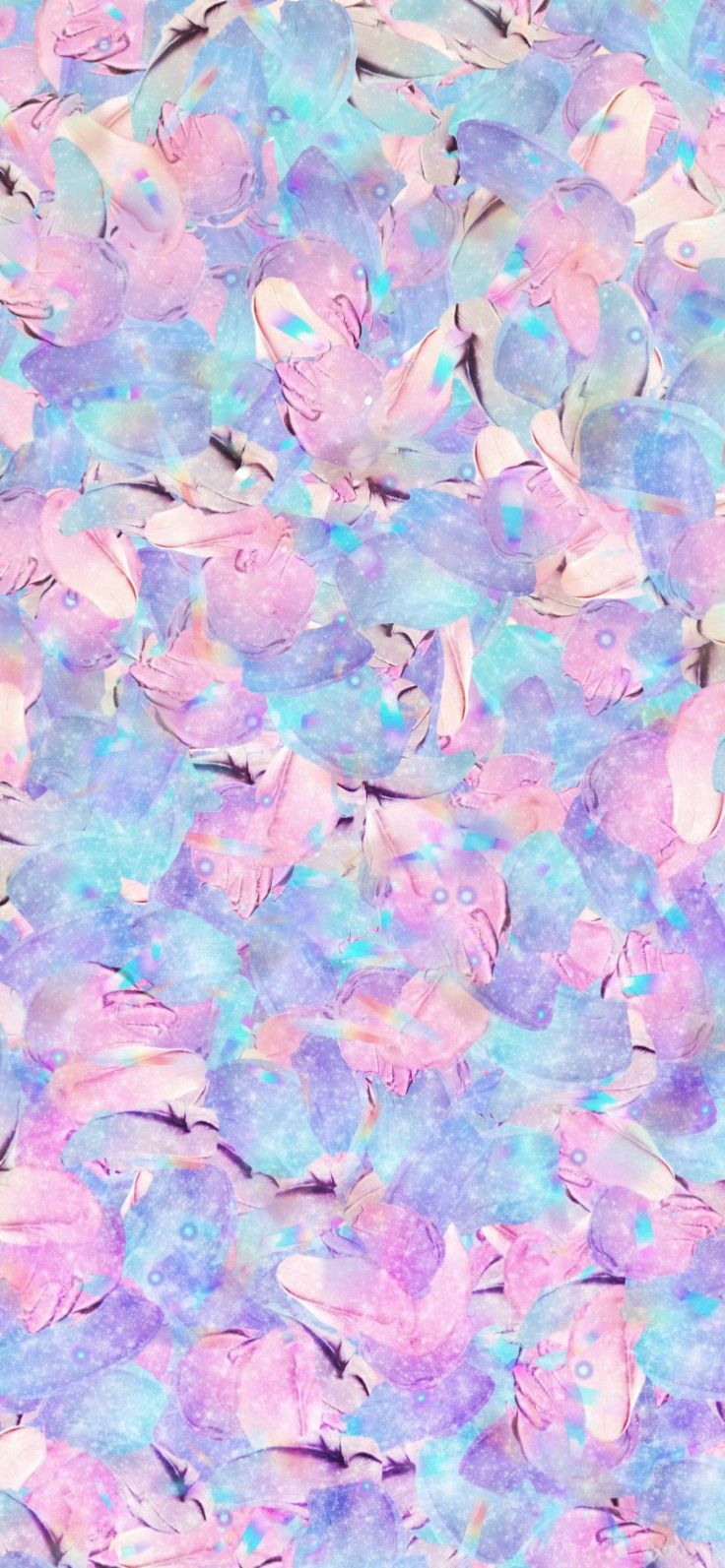 Galaxy Pink And Blue Marble Background