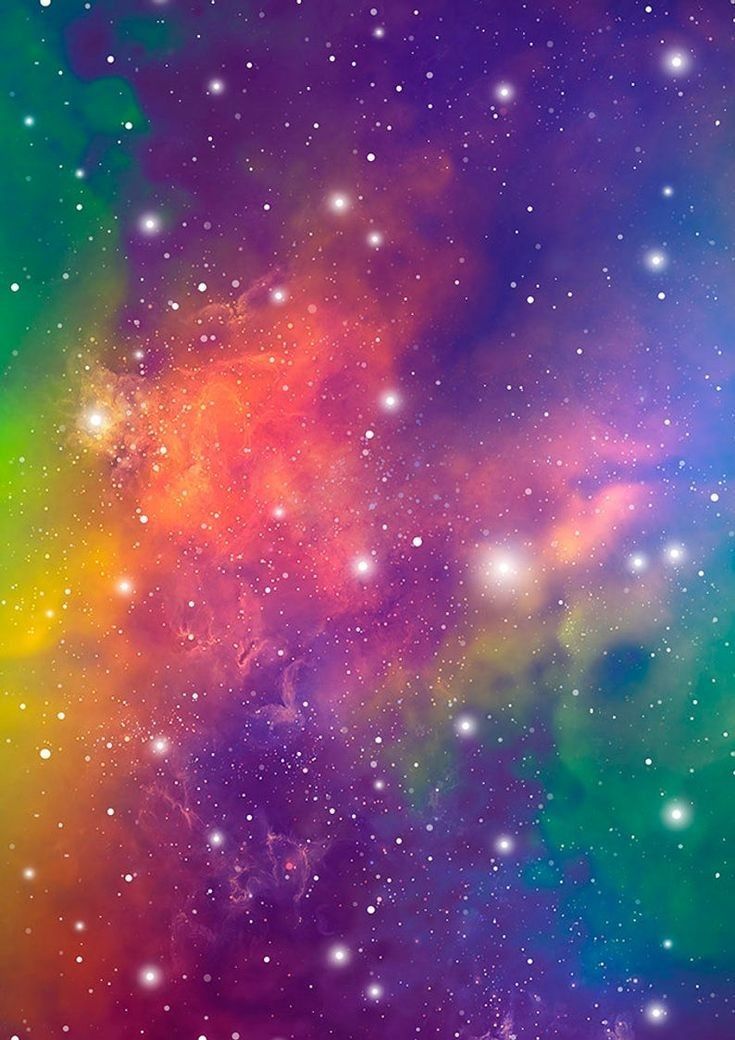 Galaxy Rainbow Background