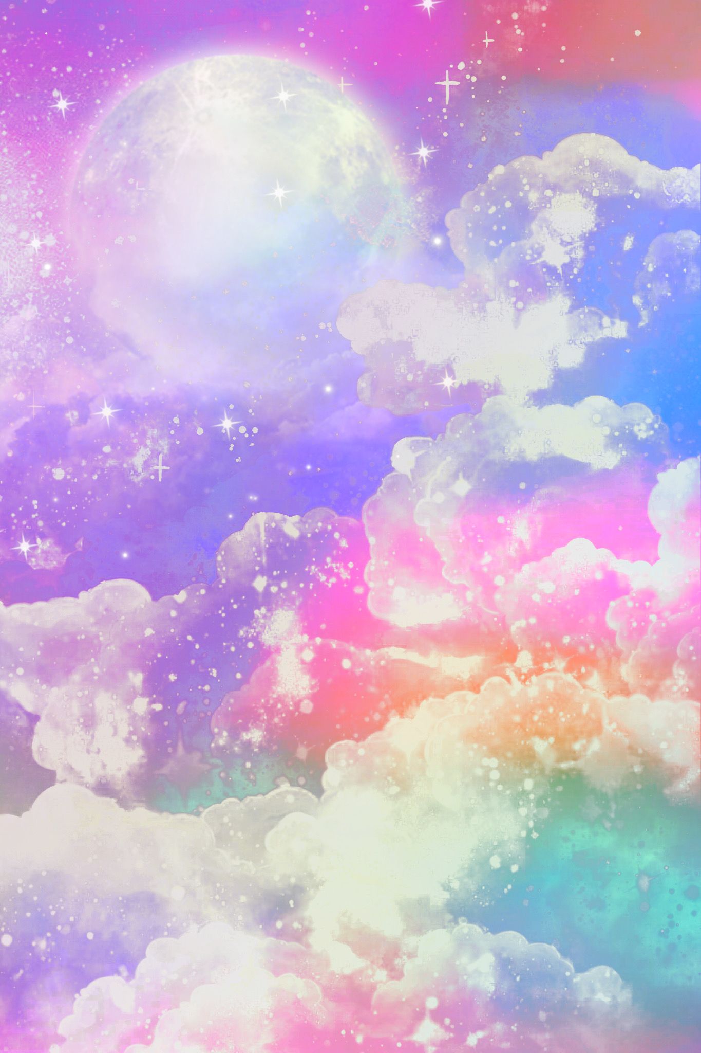 Galaxy Rainbow Background