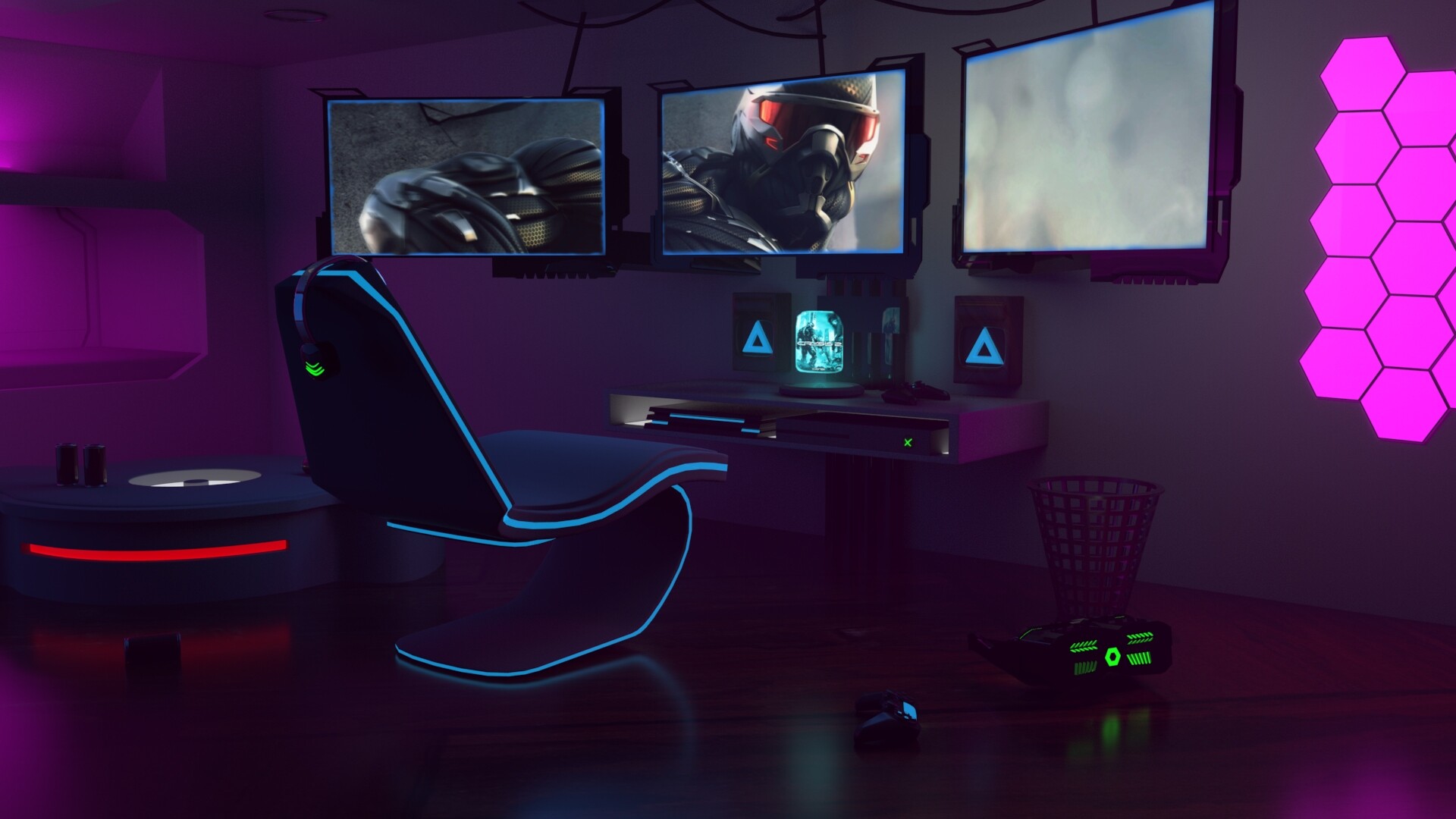 Gaming Room Background