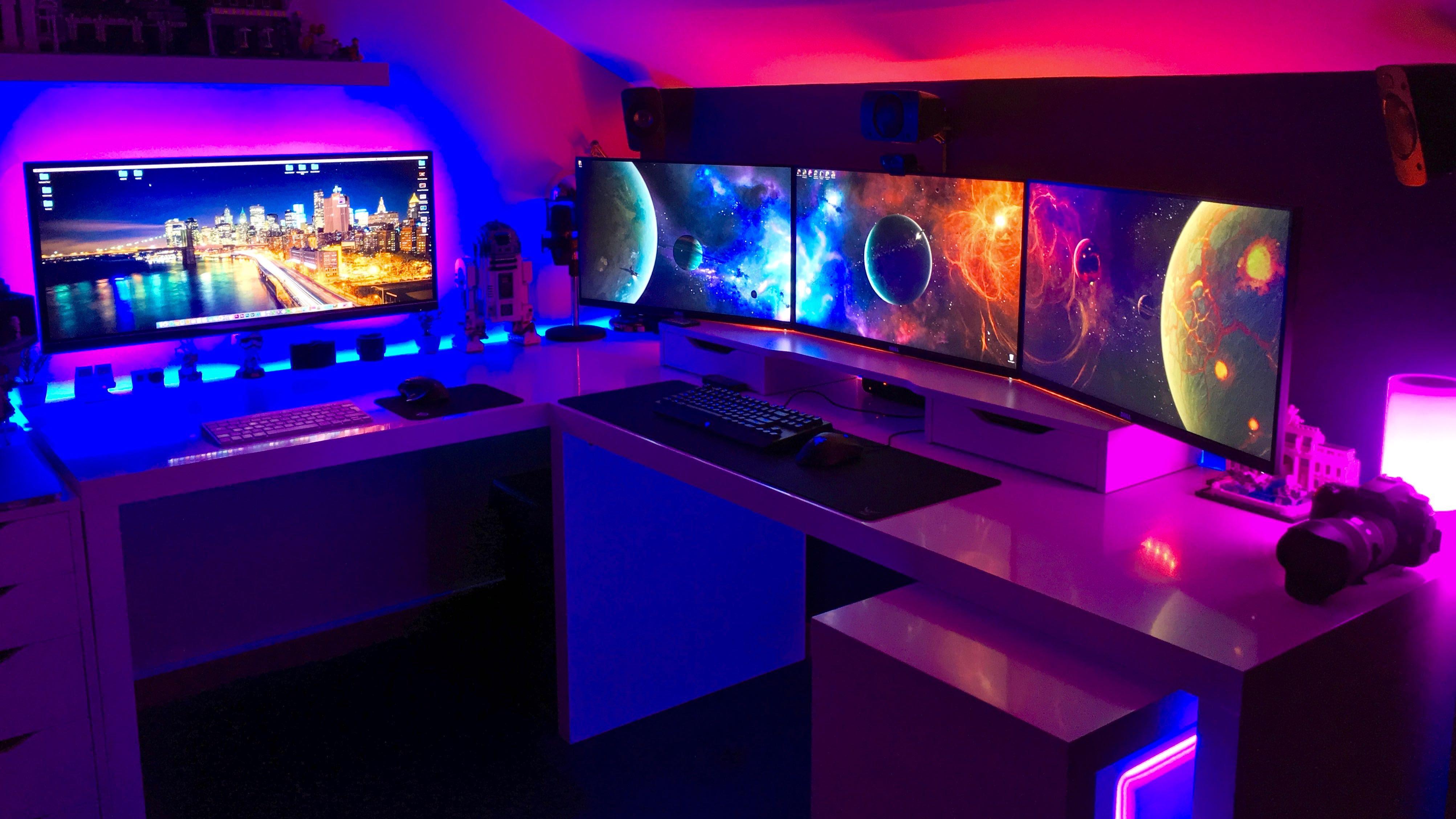 Gaming Setup Background