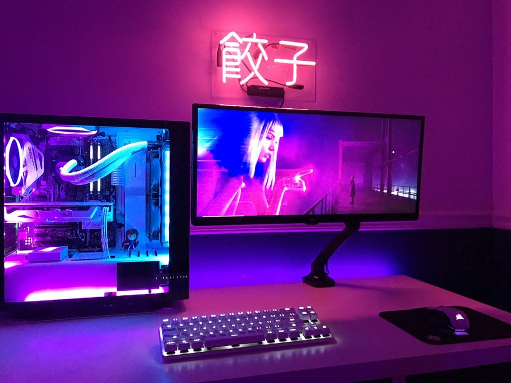 Gaming Setup Background