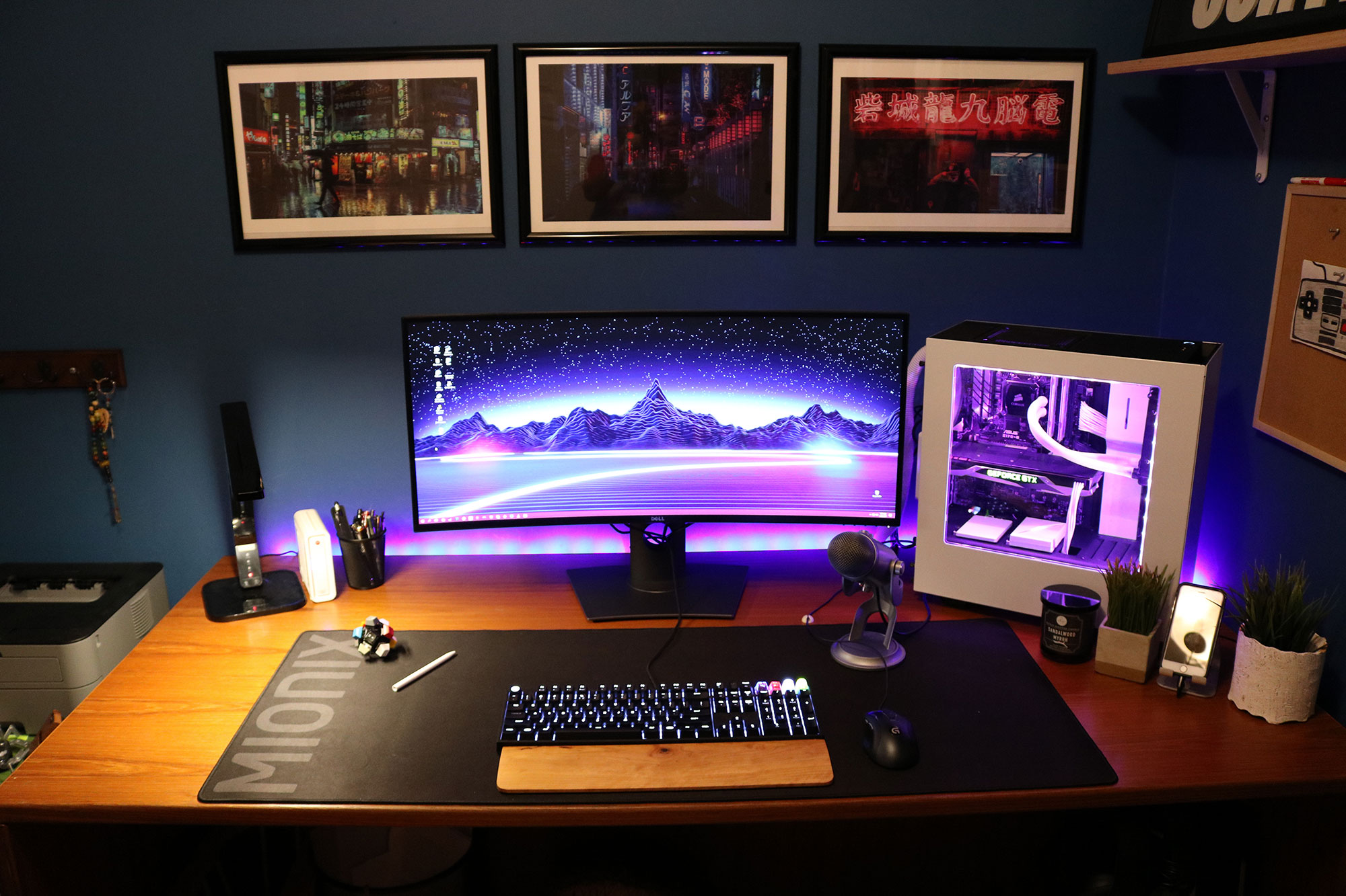 Gaming Setup Background