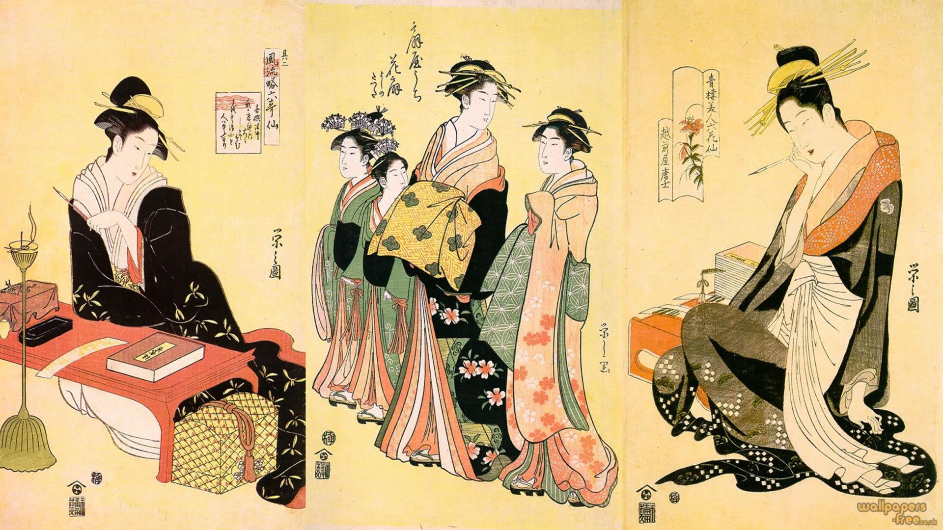 Geisha Backgrounds