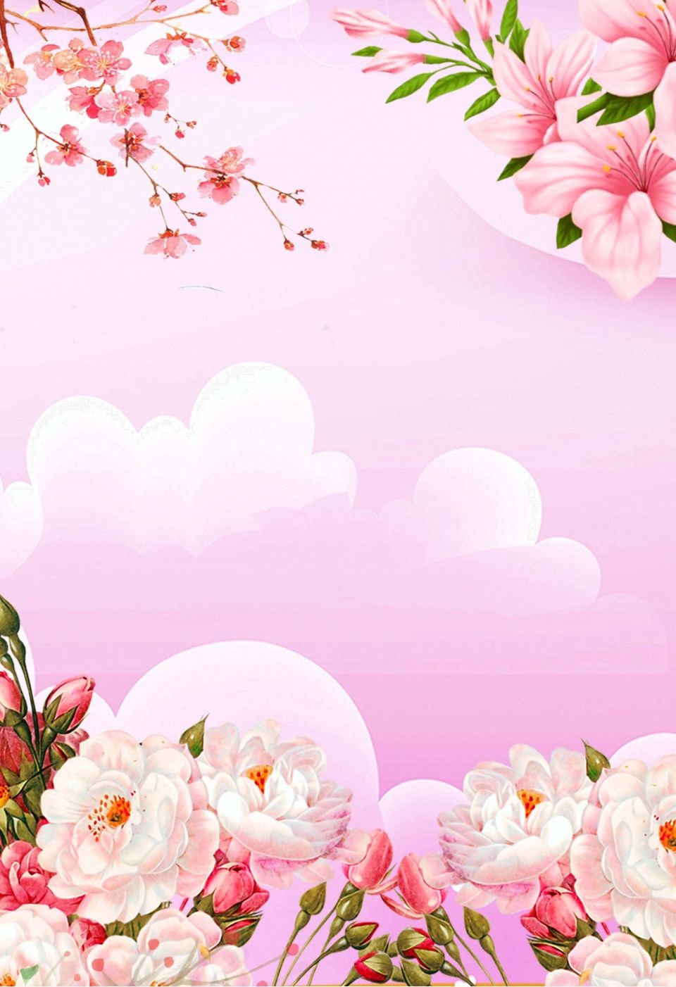 Girly Flower Backgrounds