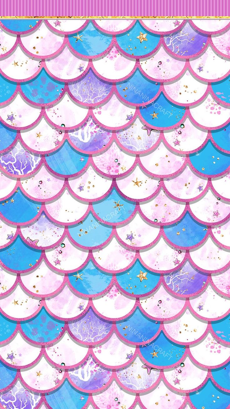 Glitter Mermaid Background