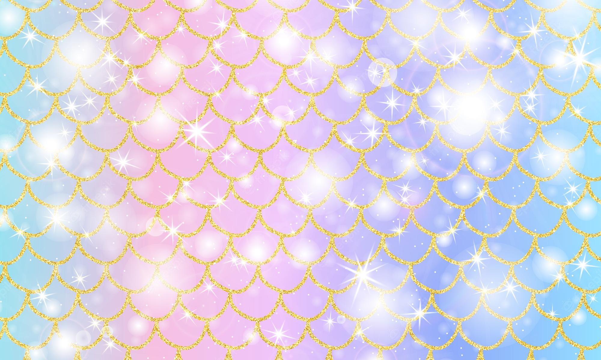 Glitter Mermaid Background