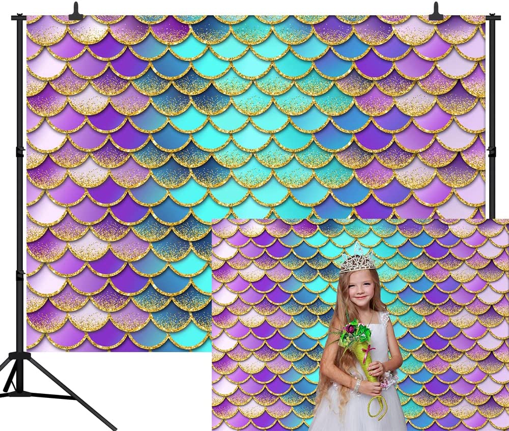 Glitter Mermaid Background