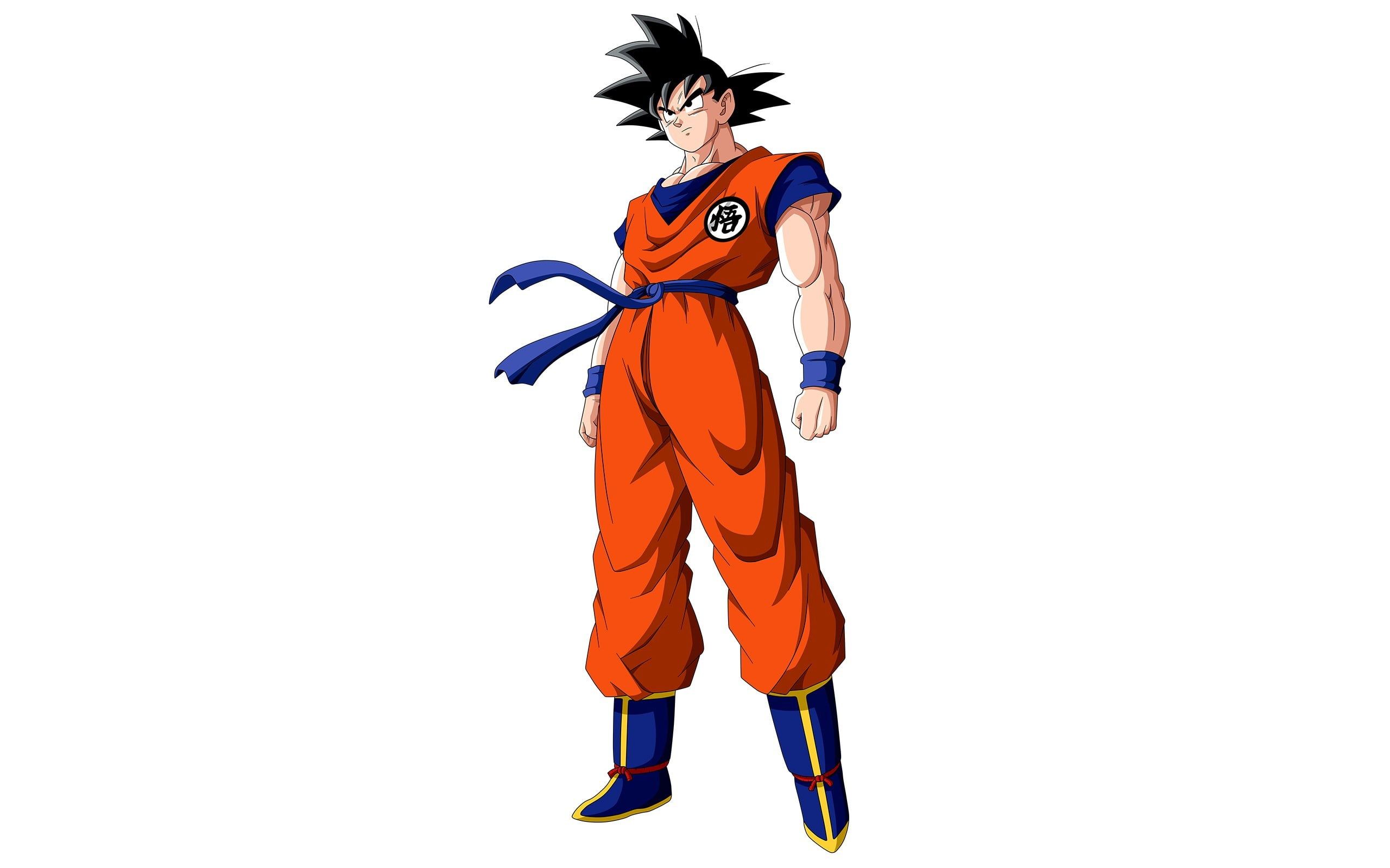 Goku White Background