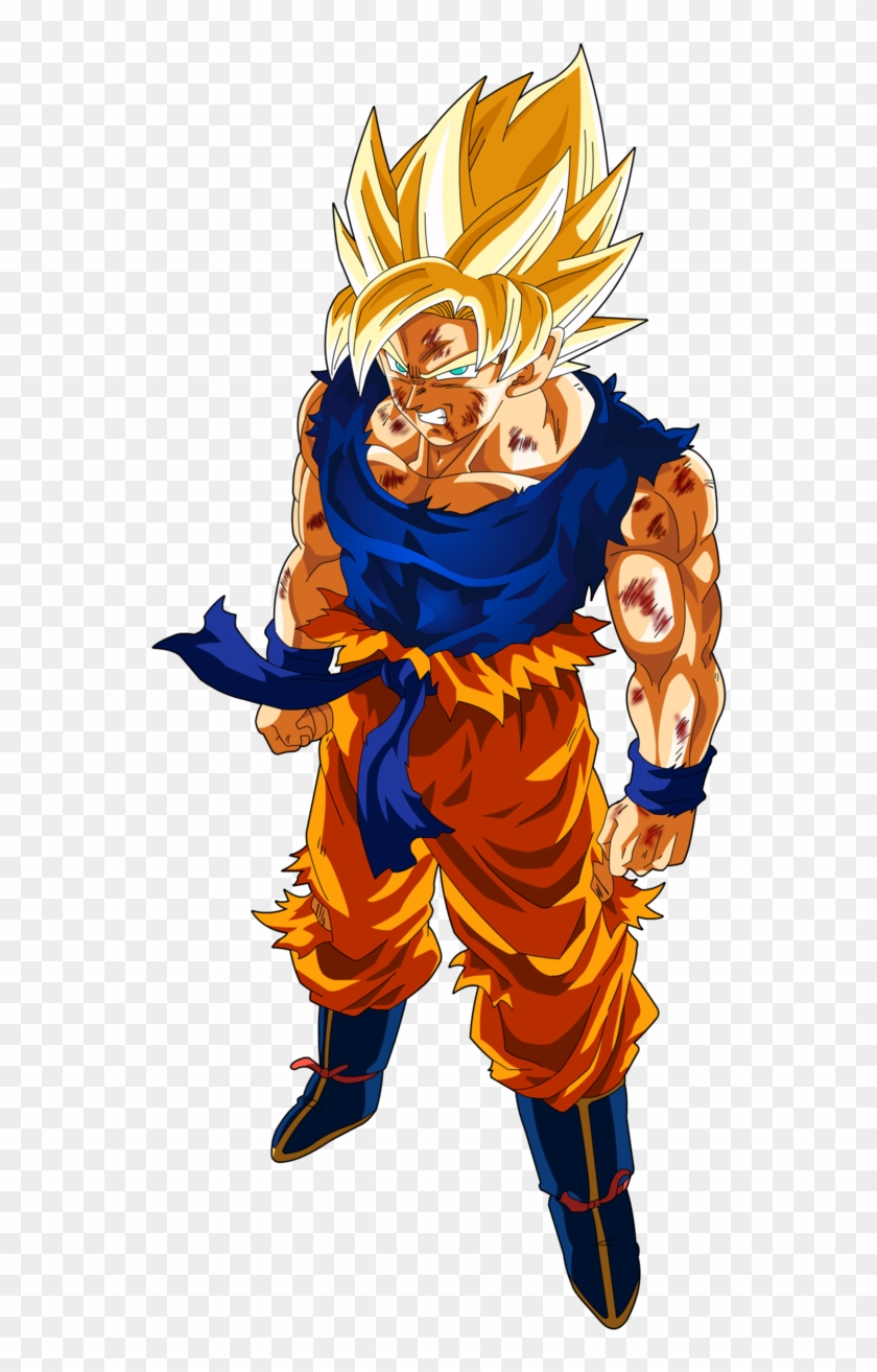 Goku White Background