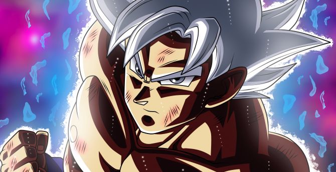 Goku White Background