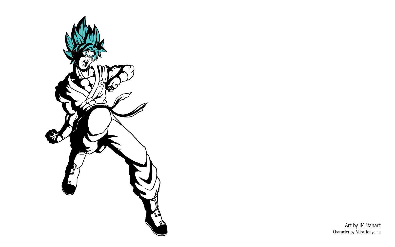 Goku White Background