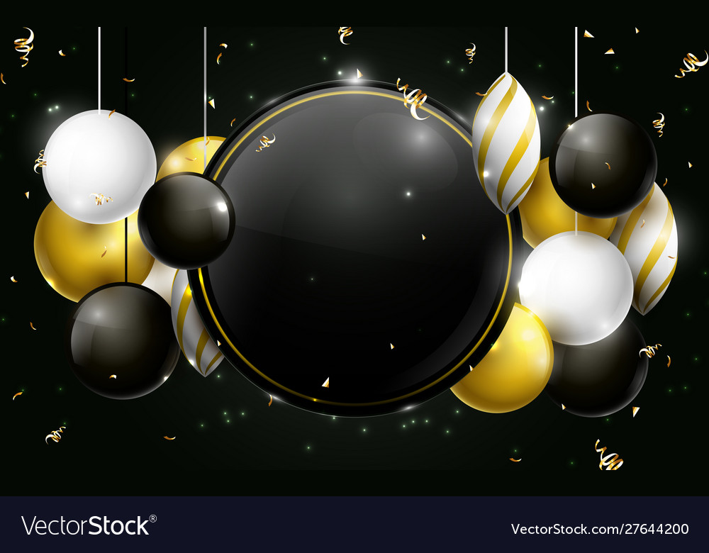 Gold Black And White Background