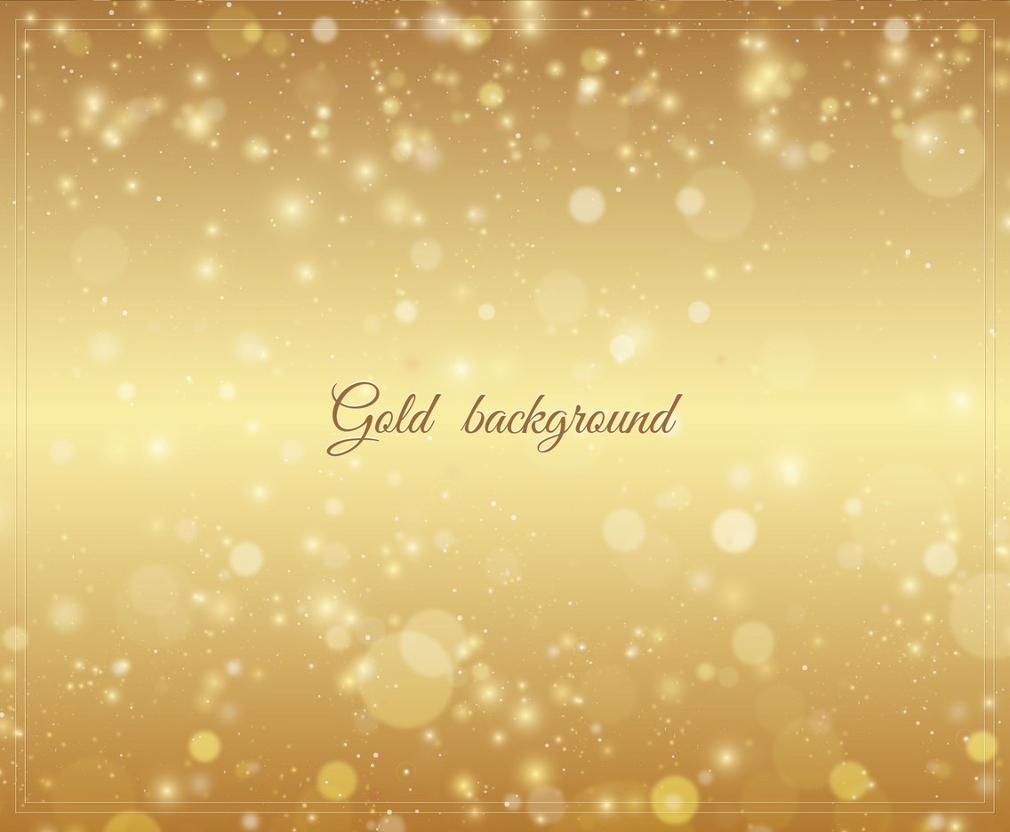 Gold Bokeh Background