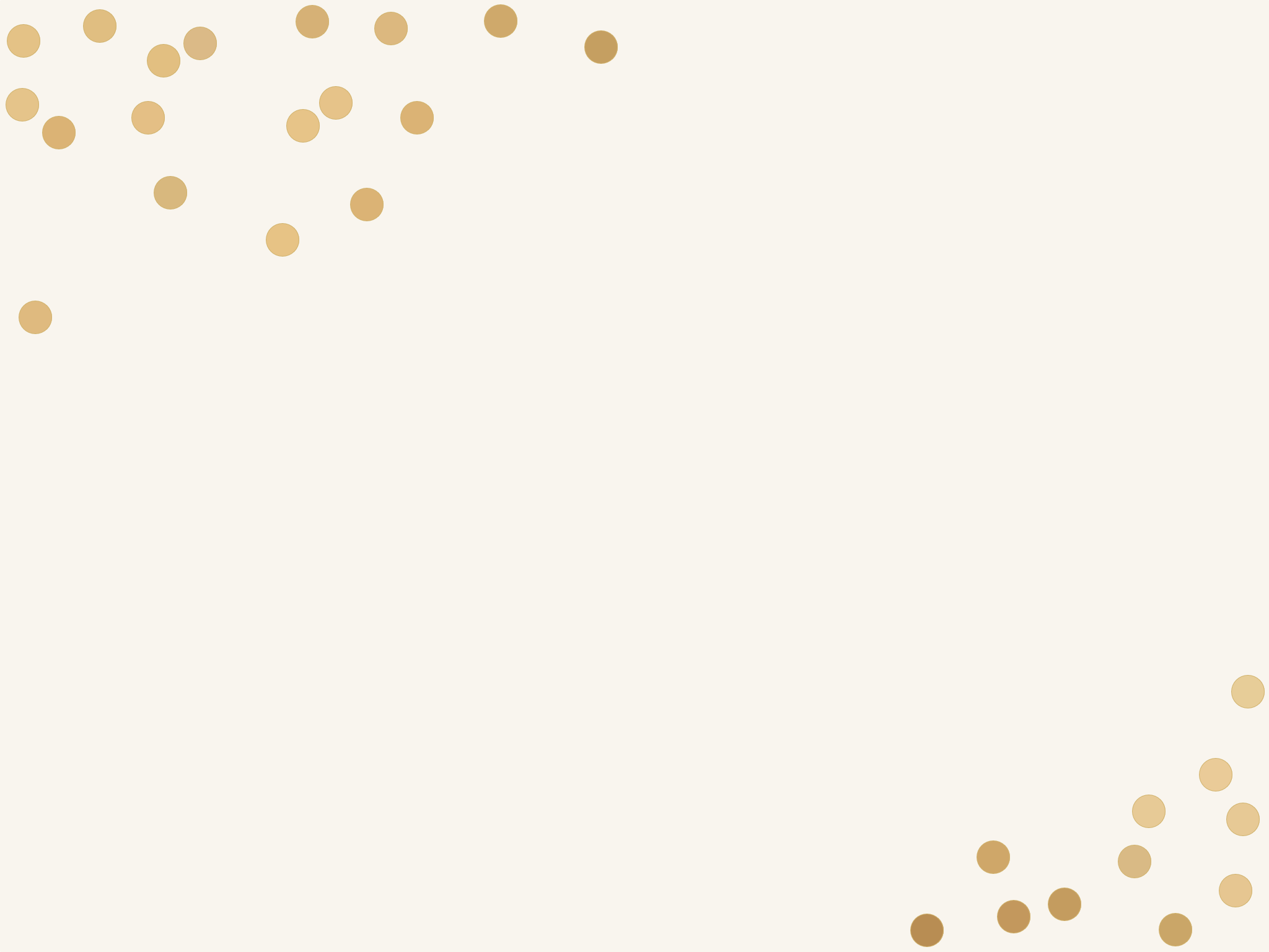 Gold Dots Background