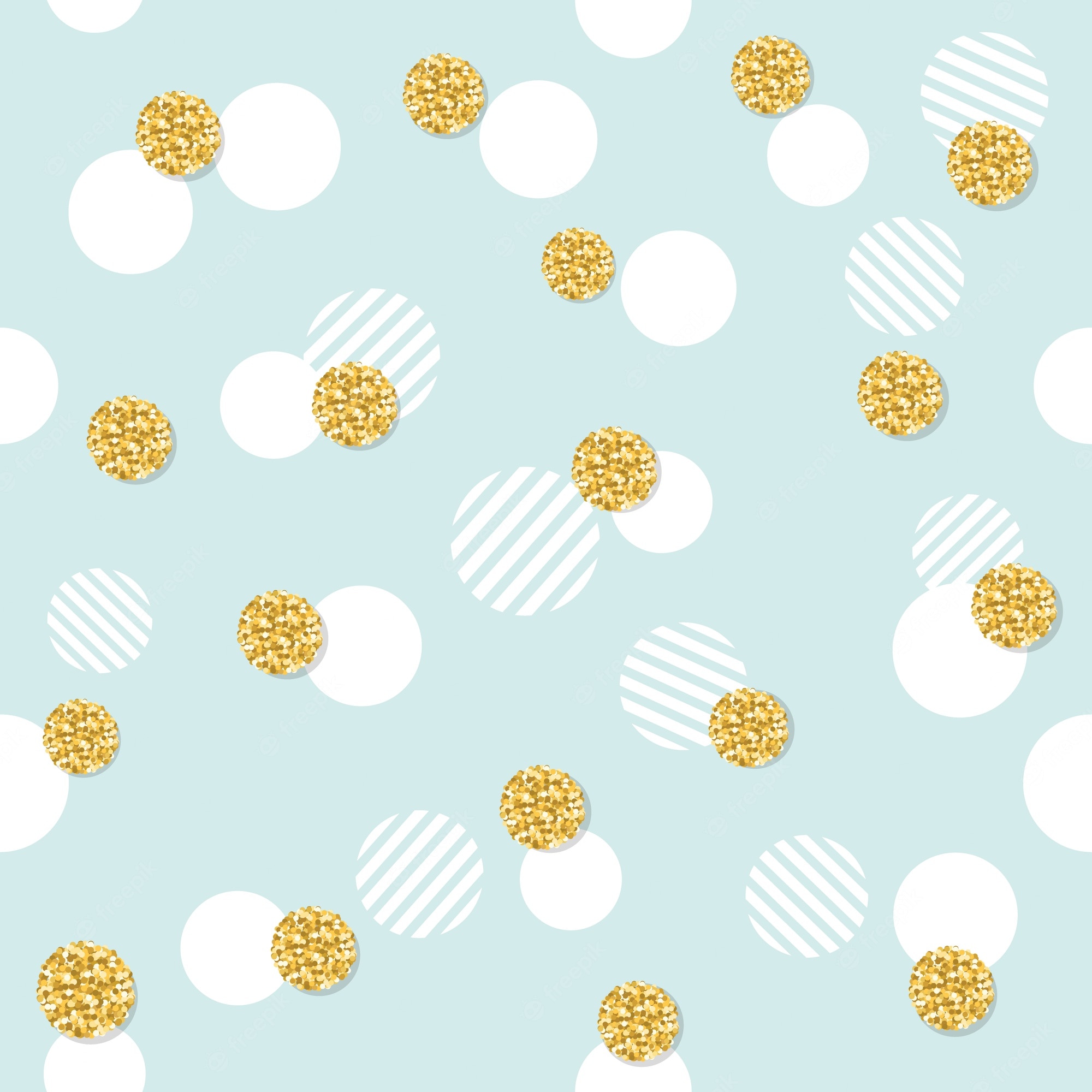 Gold Dots Background