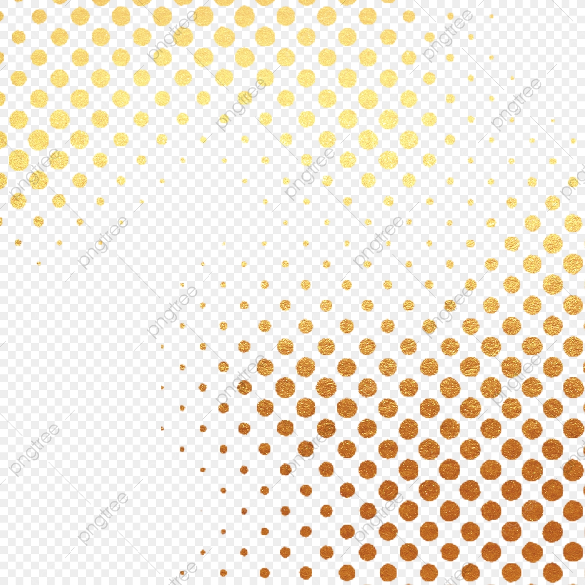 Gold Dots Background