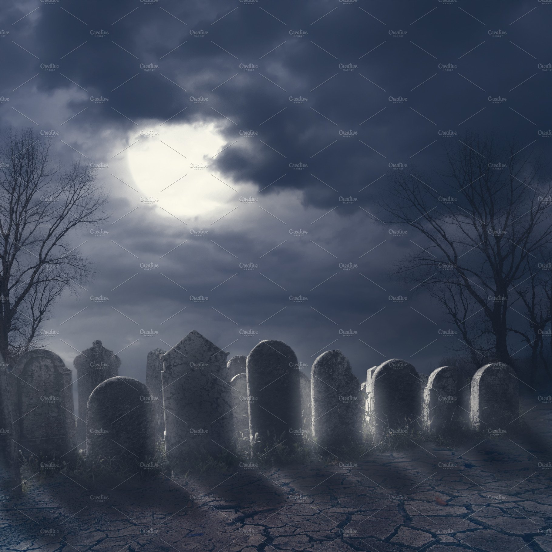 Graveyard Background