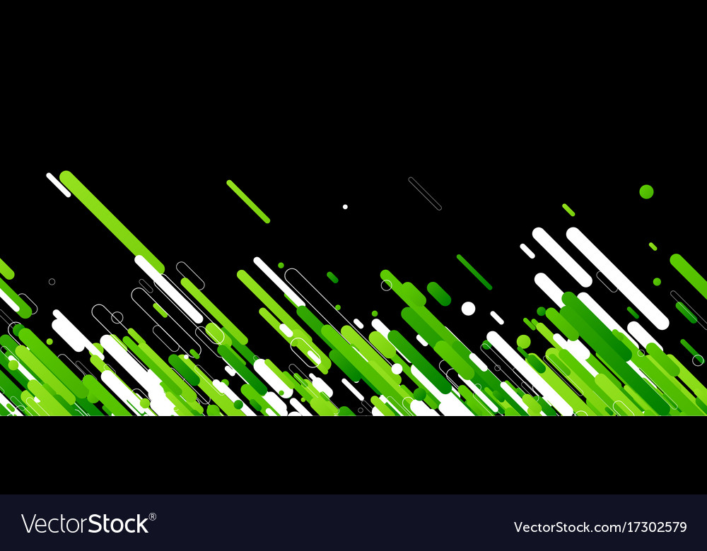 Green And Black Abstract Background