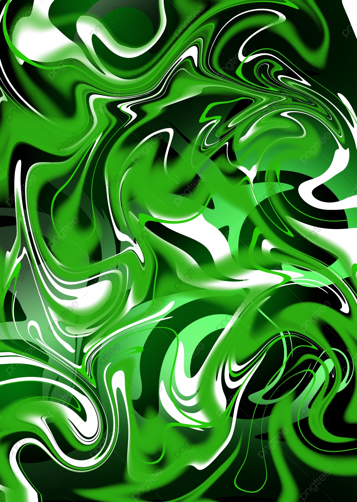 Green And Black Abstract Background