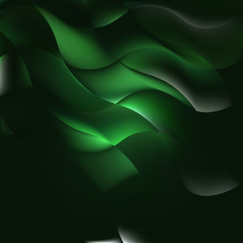 Green And Black Abstract Background