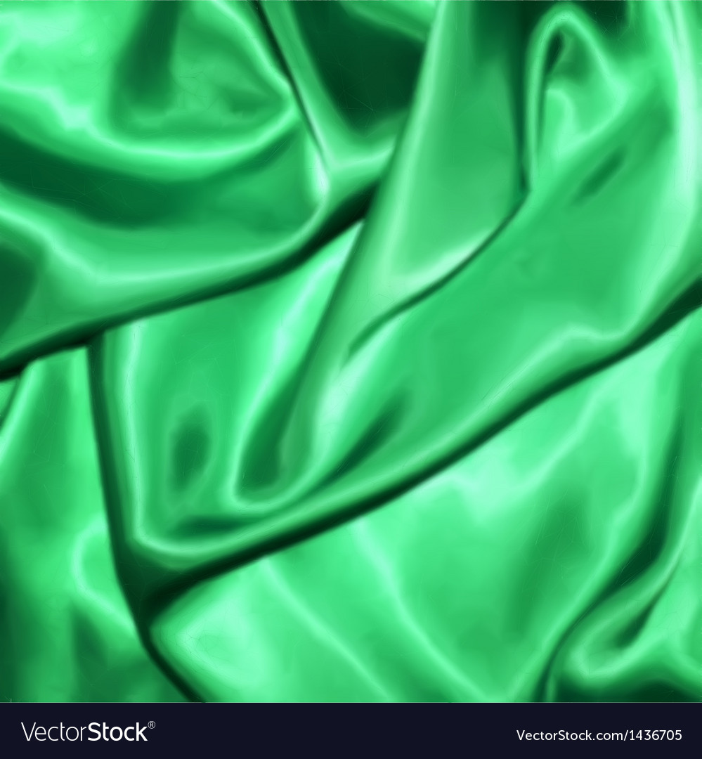 Green Fabric Background