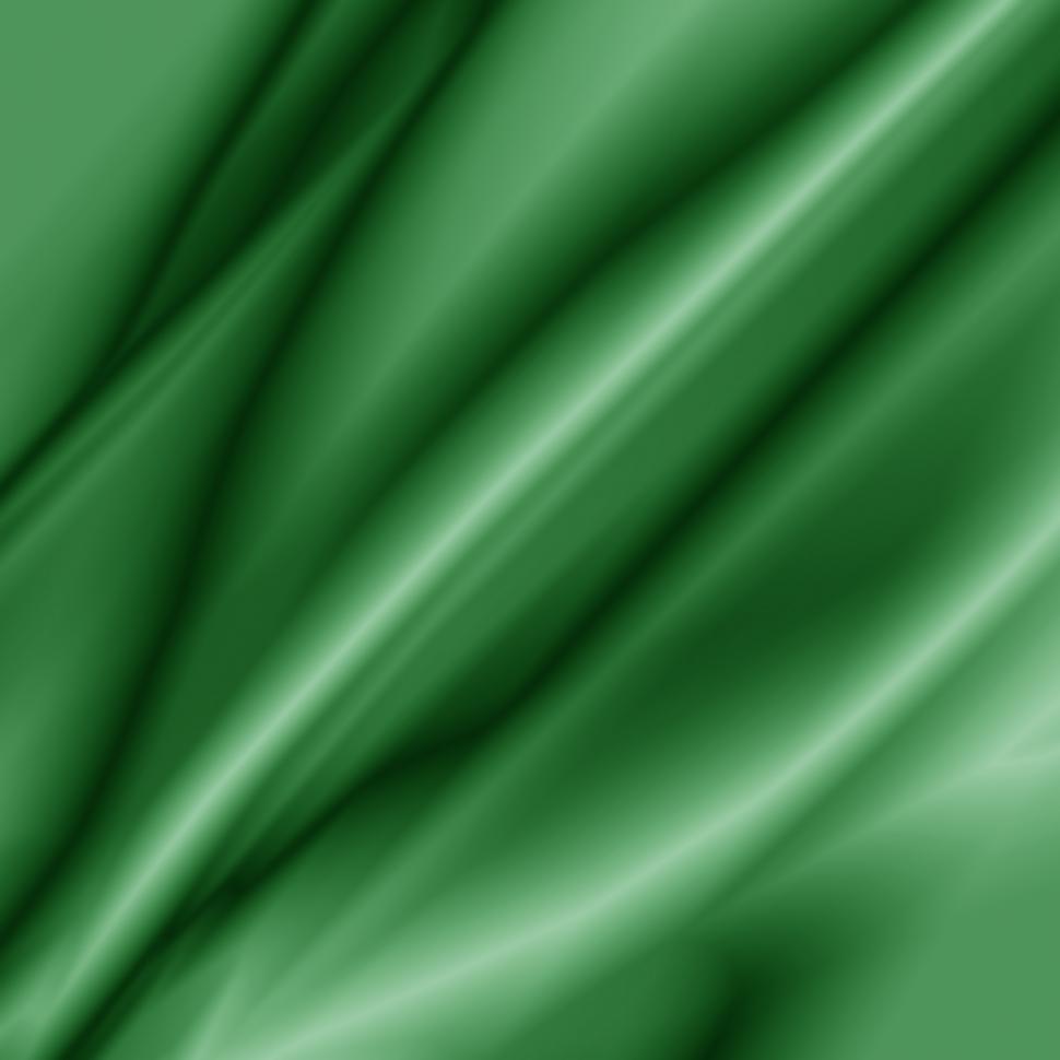 Green Fabric Background