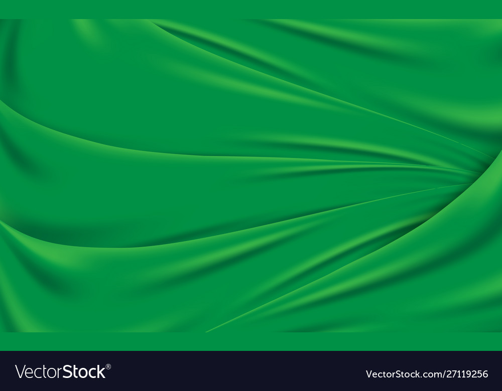 Green Fabric Background