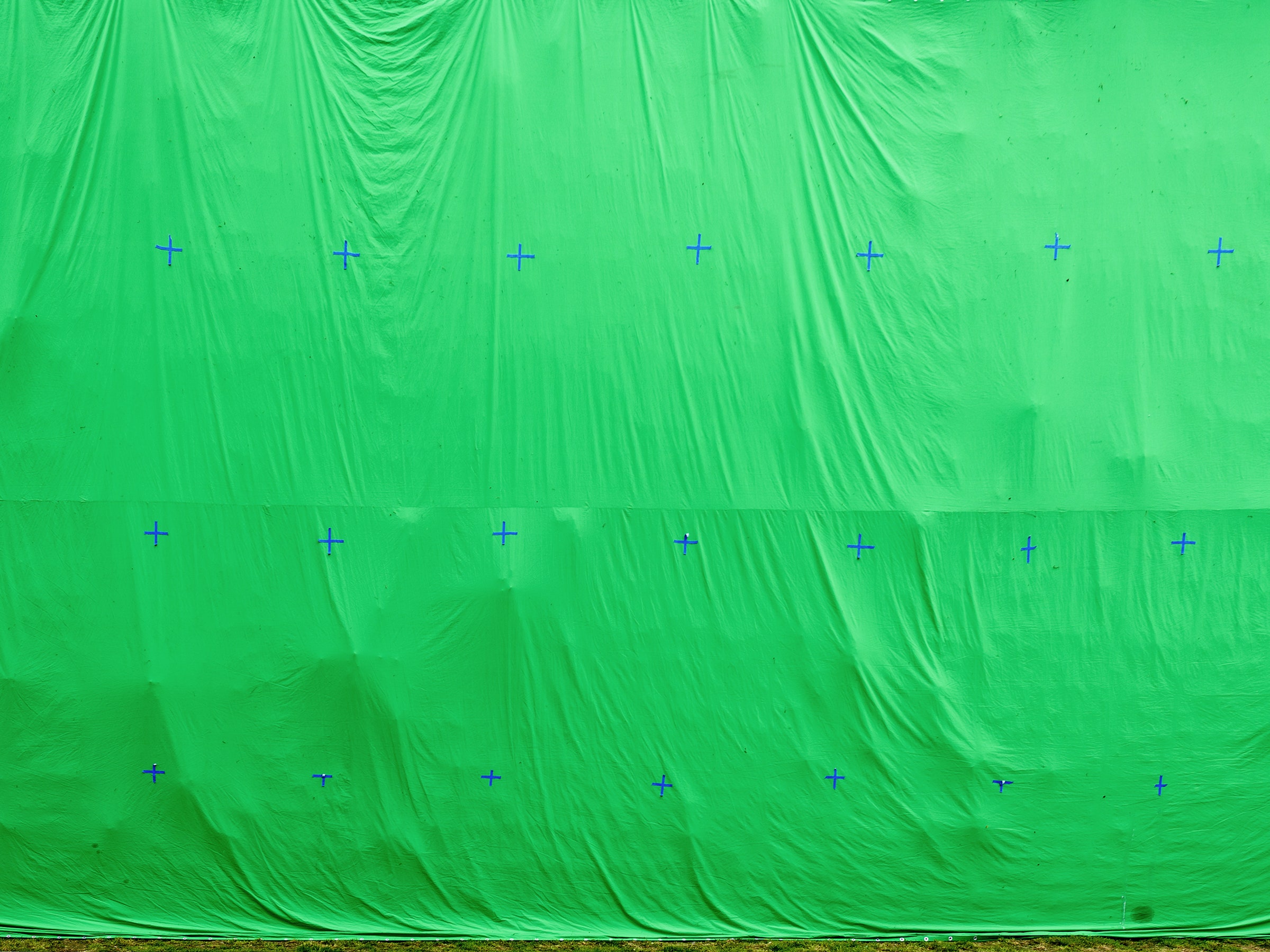 Green Fabric Background