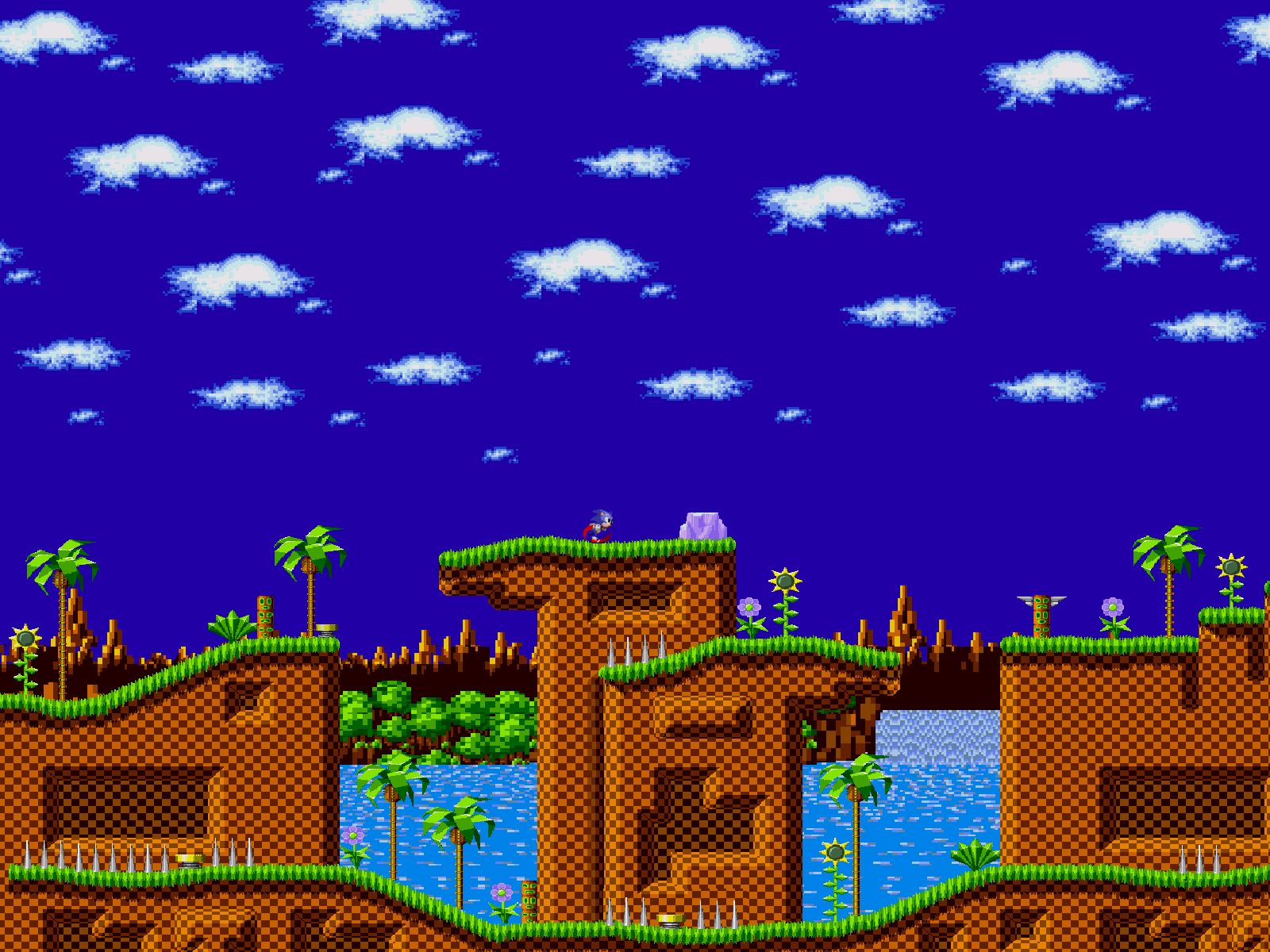 Green Hill Zone Background