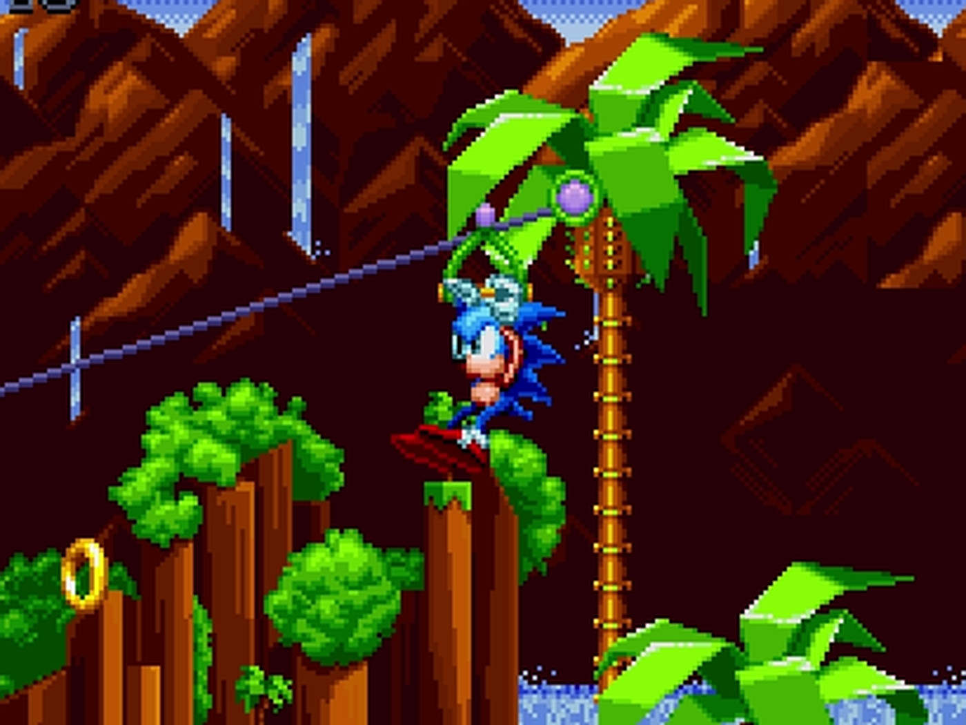 Green Hill Zone Background