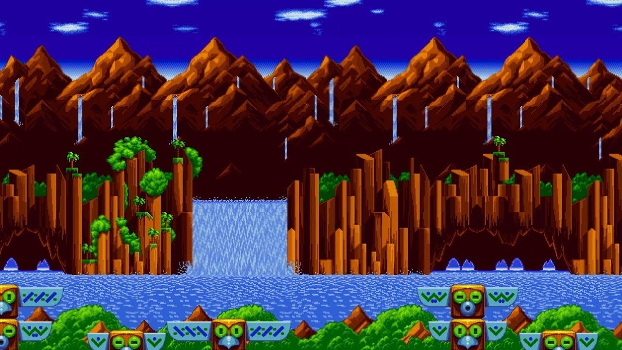 Green Hill Zone Background