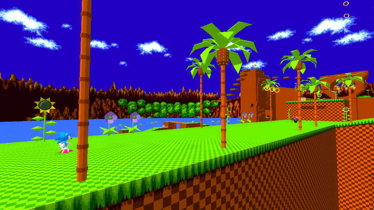 Green Hill Zone Background