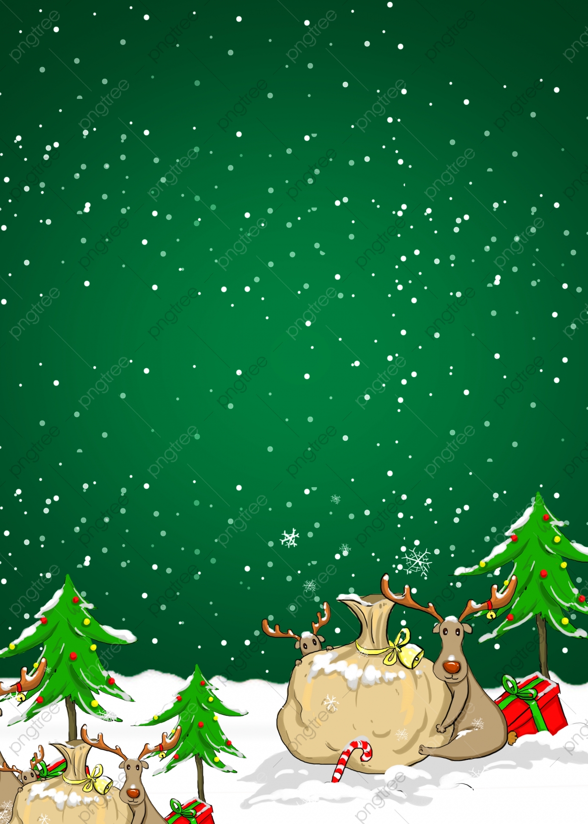 Green Holiday Background