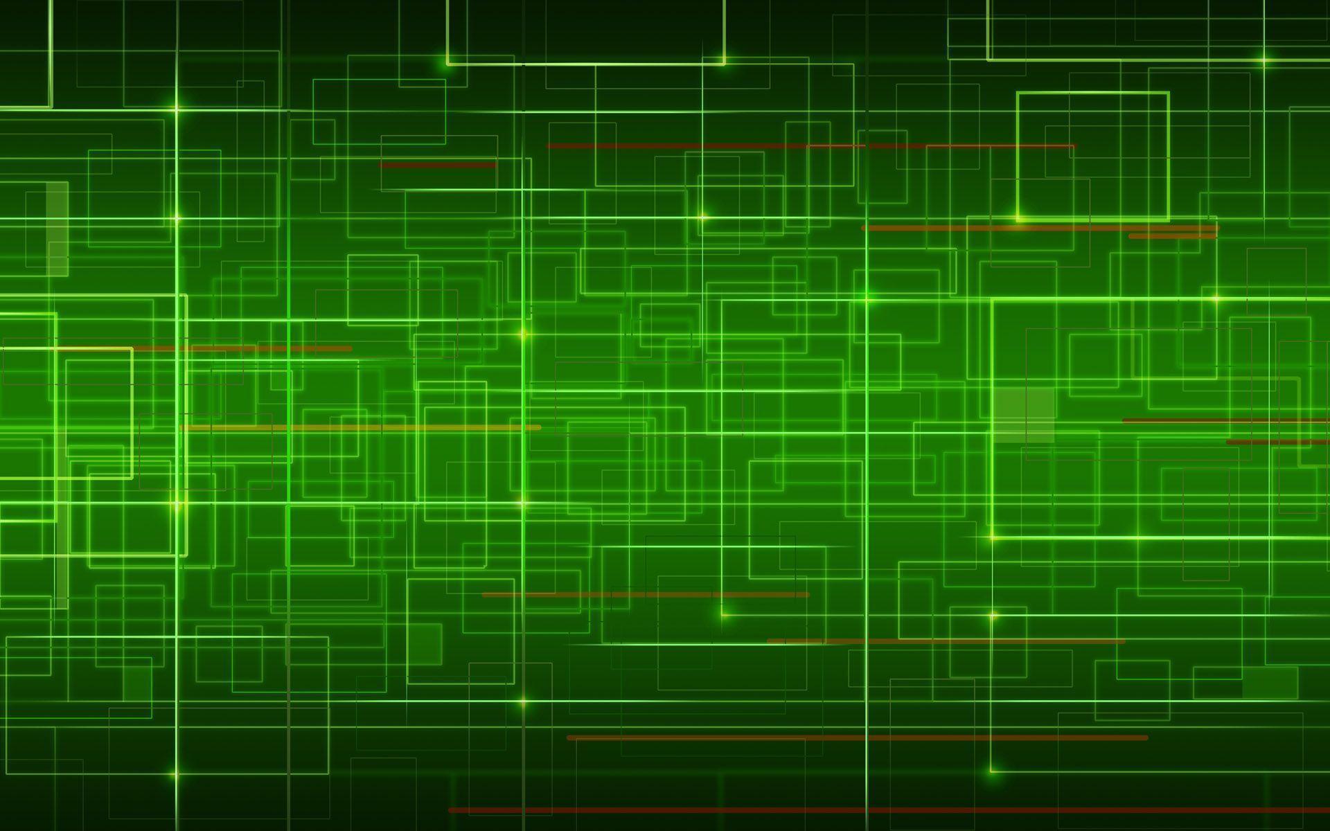 Green Techno Background