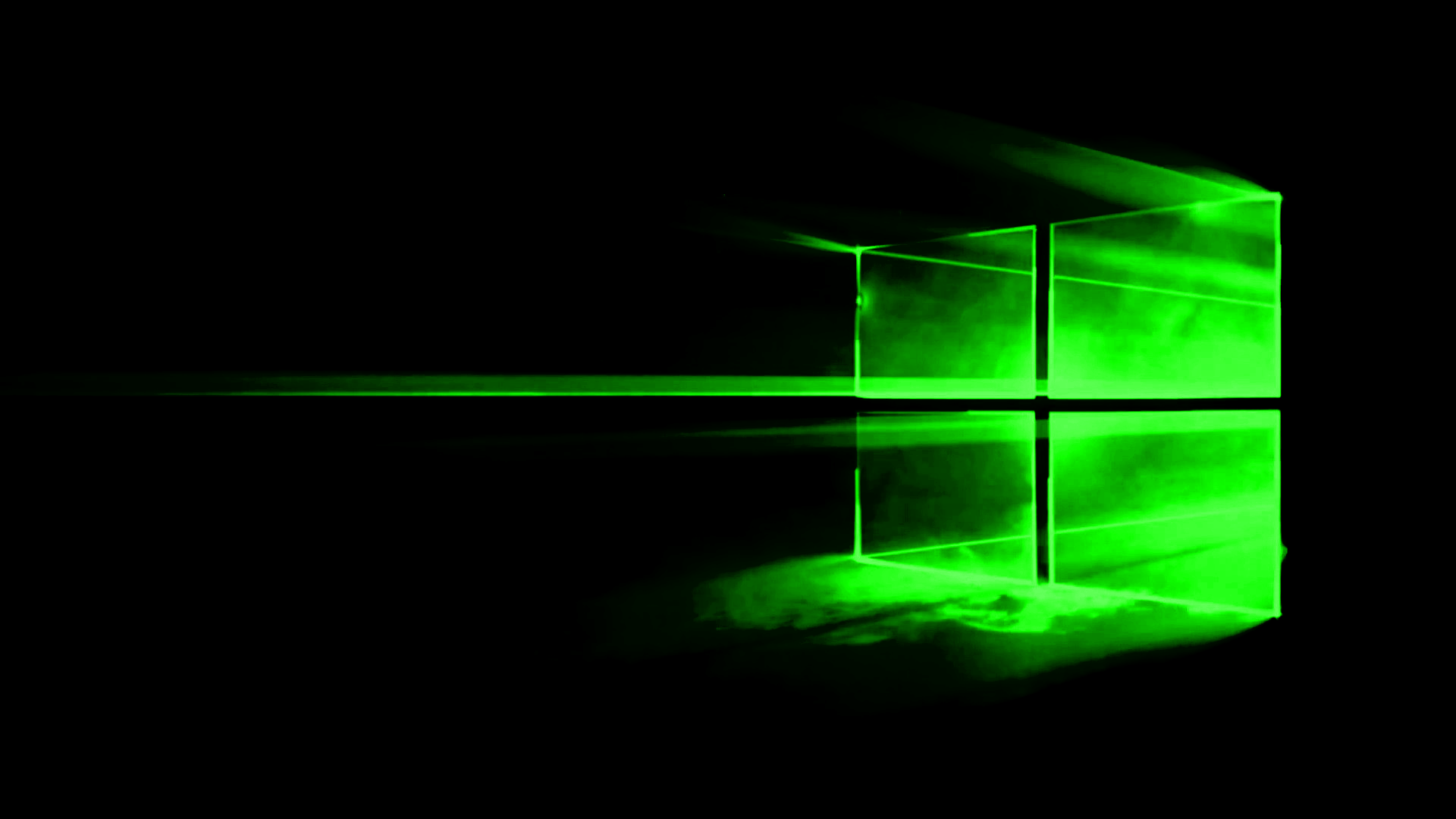 Green Windows 10 Background