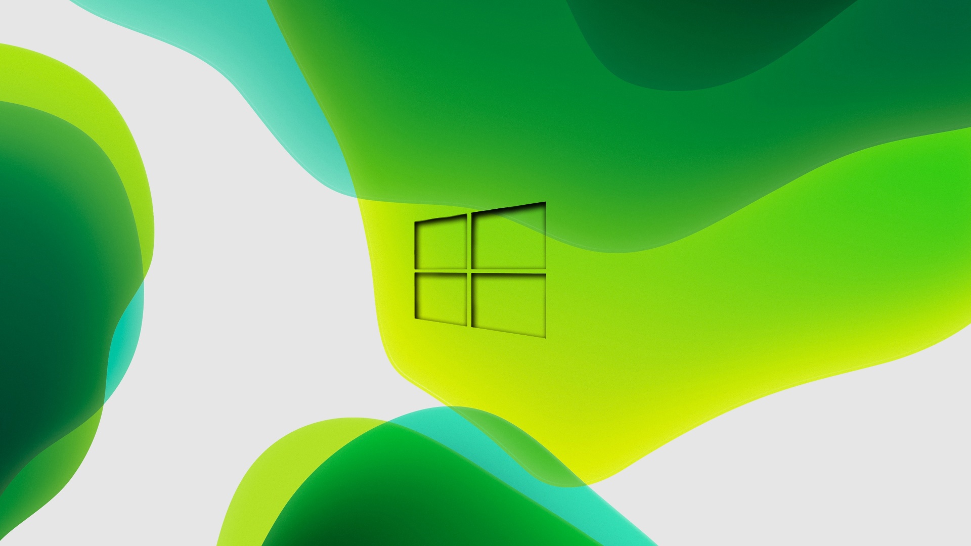 Green Windows 10 Background