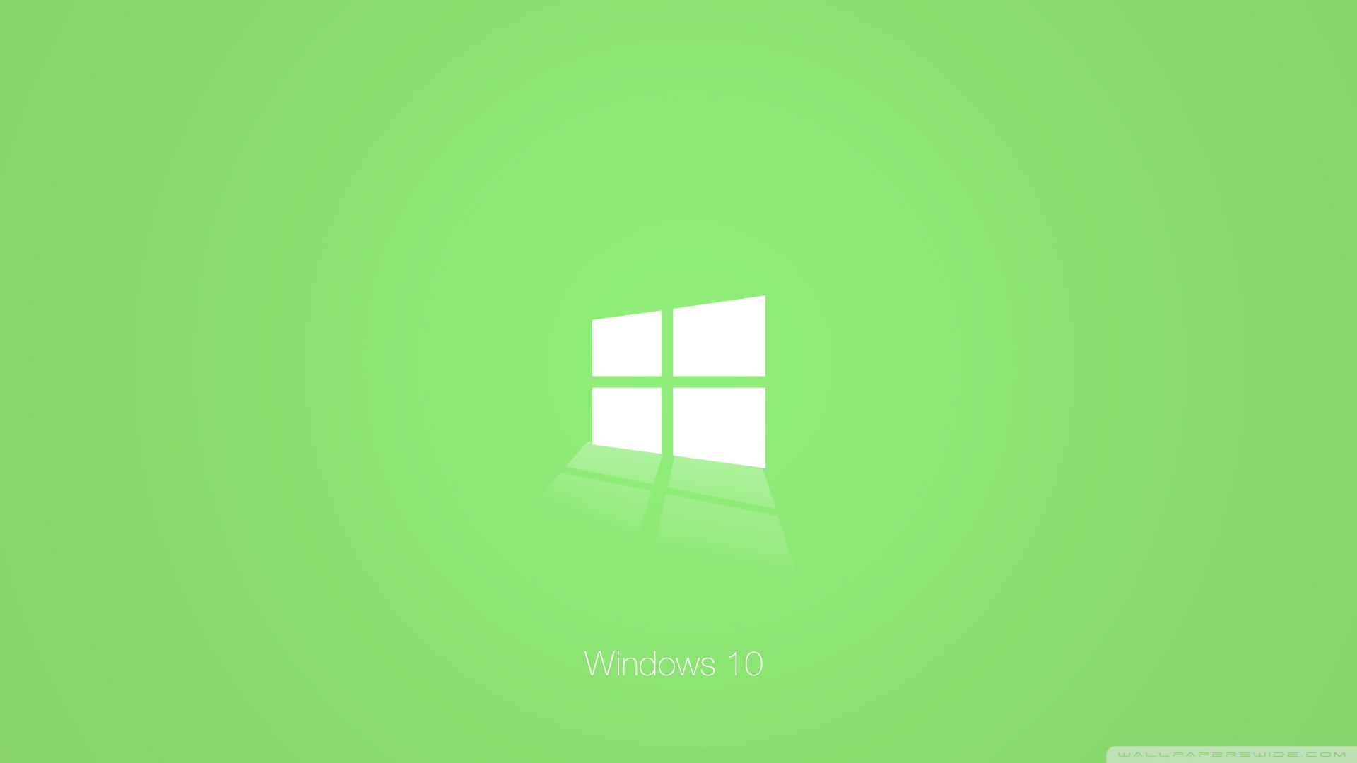 Green Windows 10 Background