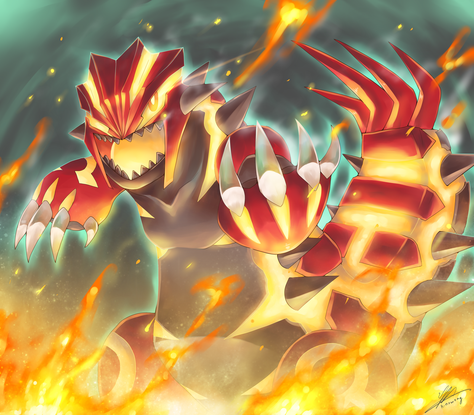 Groudon Background