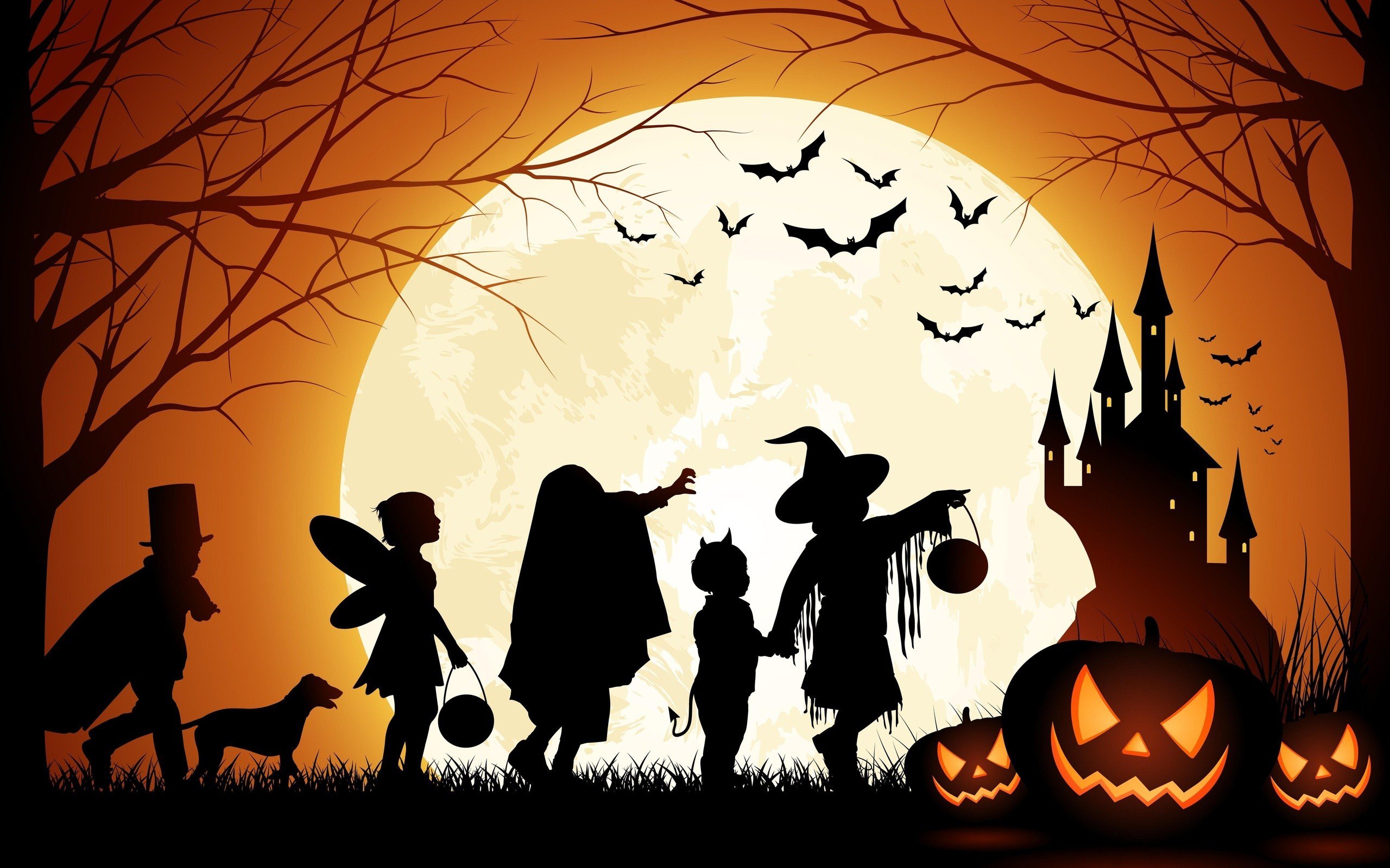 Halloween Background For Kids