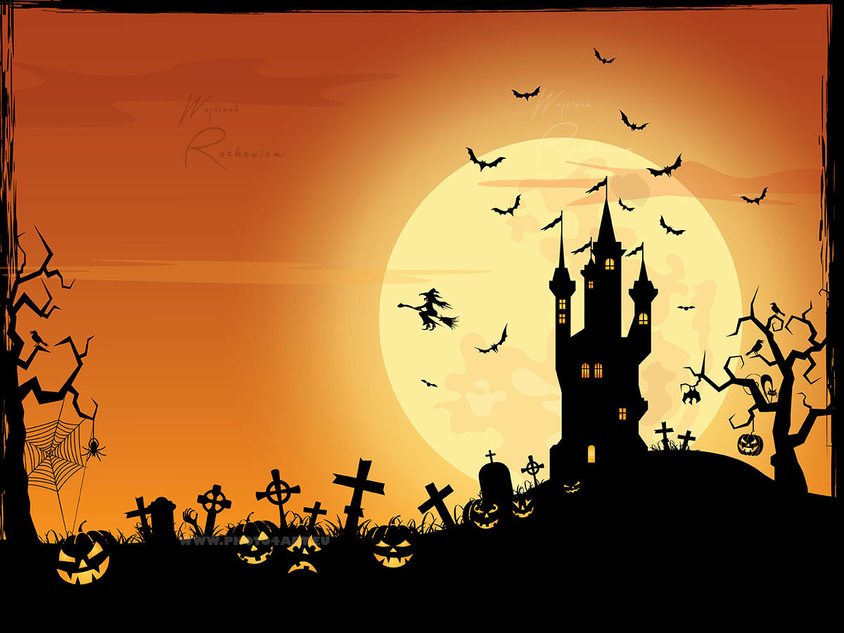 Halloween Cartoon Background