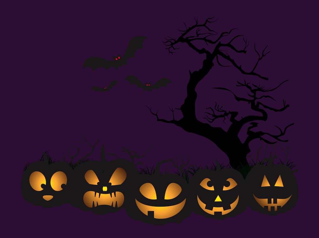 Halloween Cartoon Background