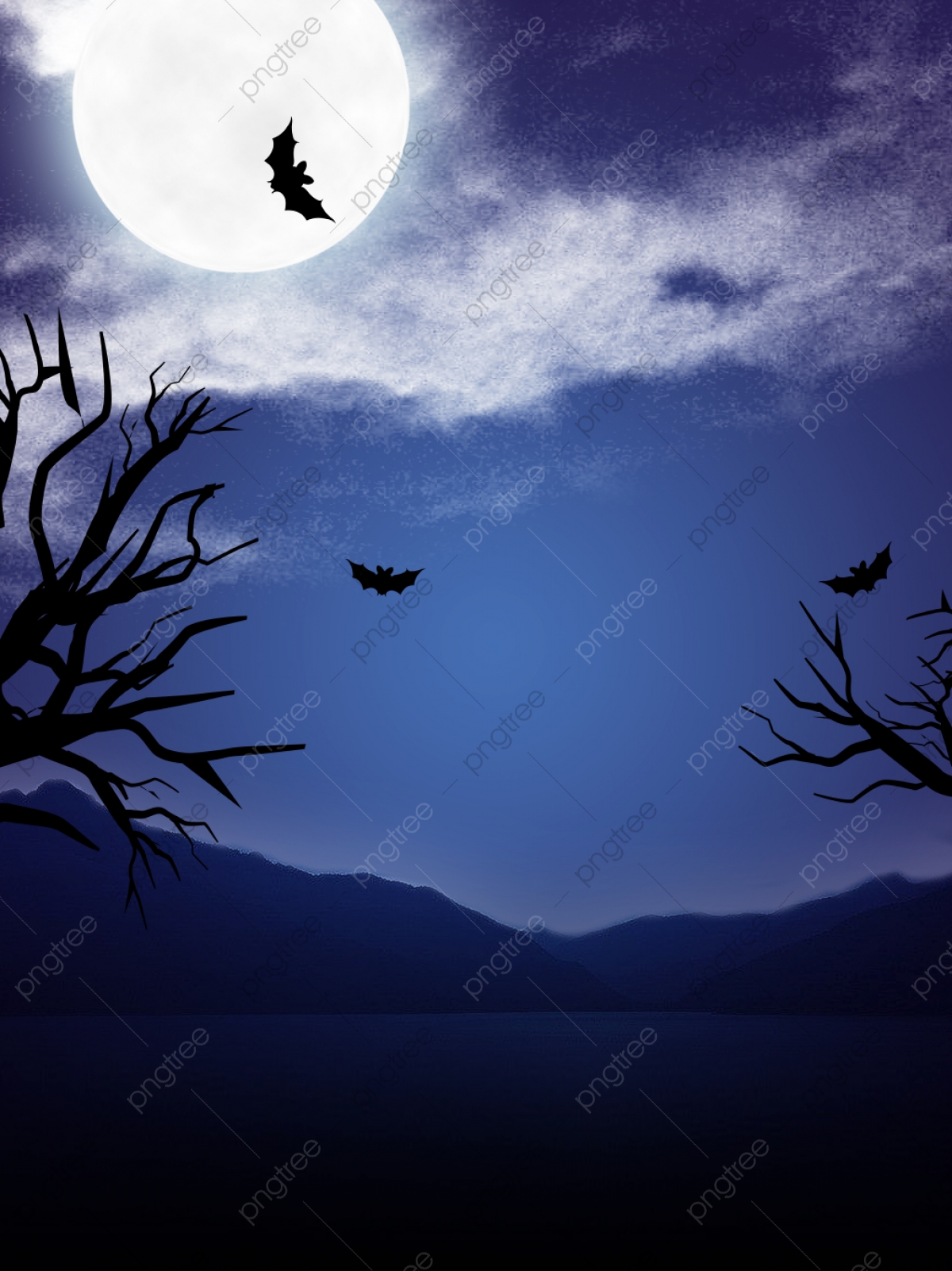 Halloween Night Background