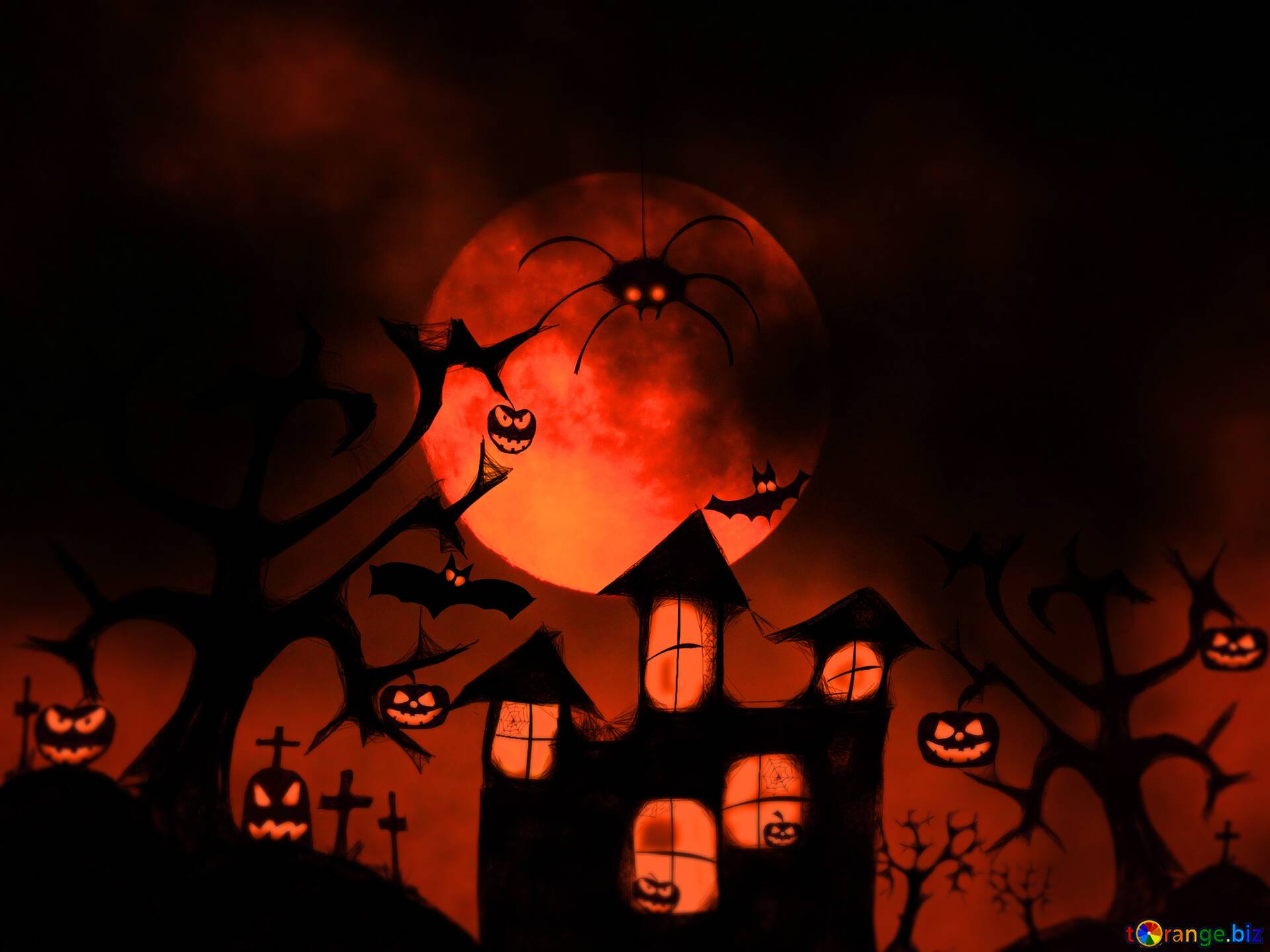 Halloween Night Background