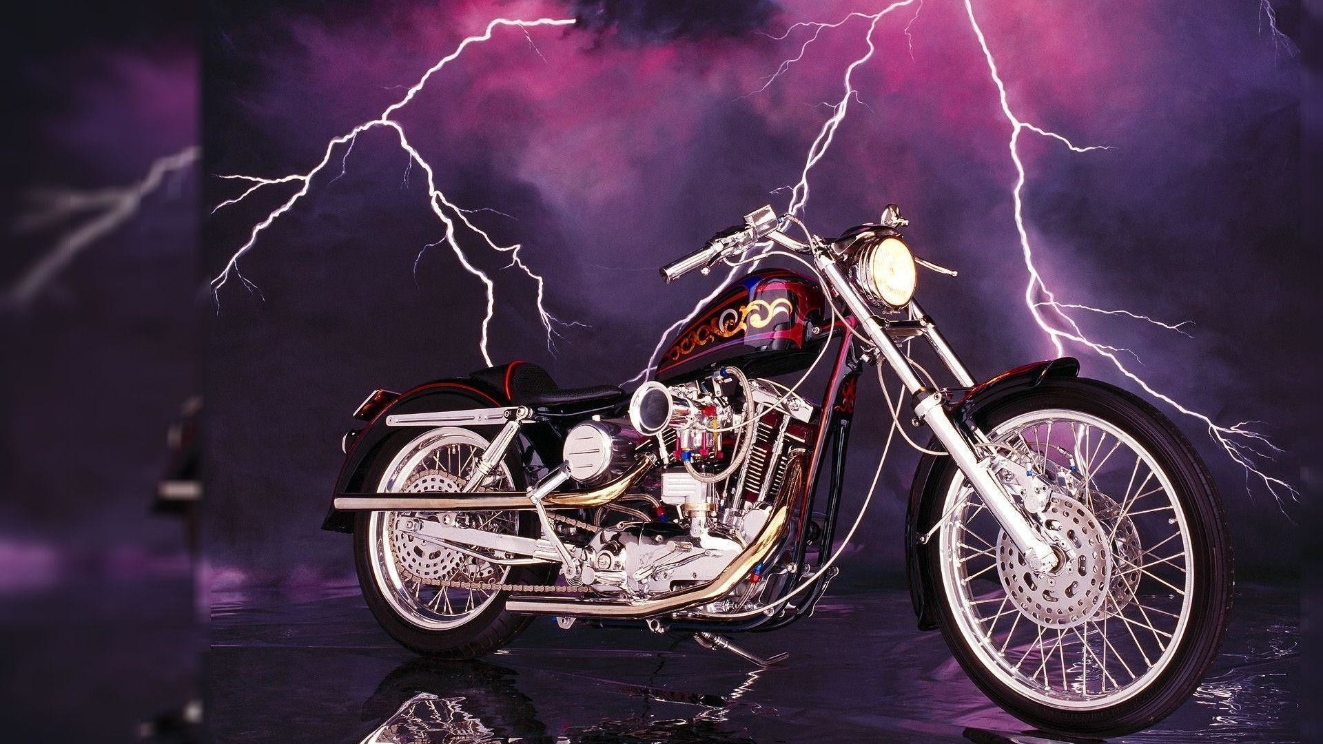 Harley Motorcycle Background