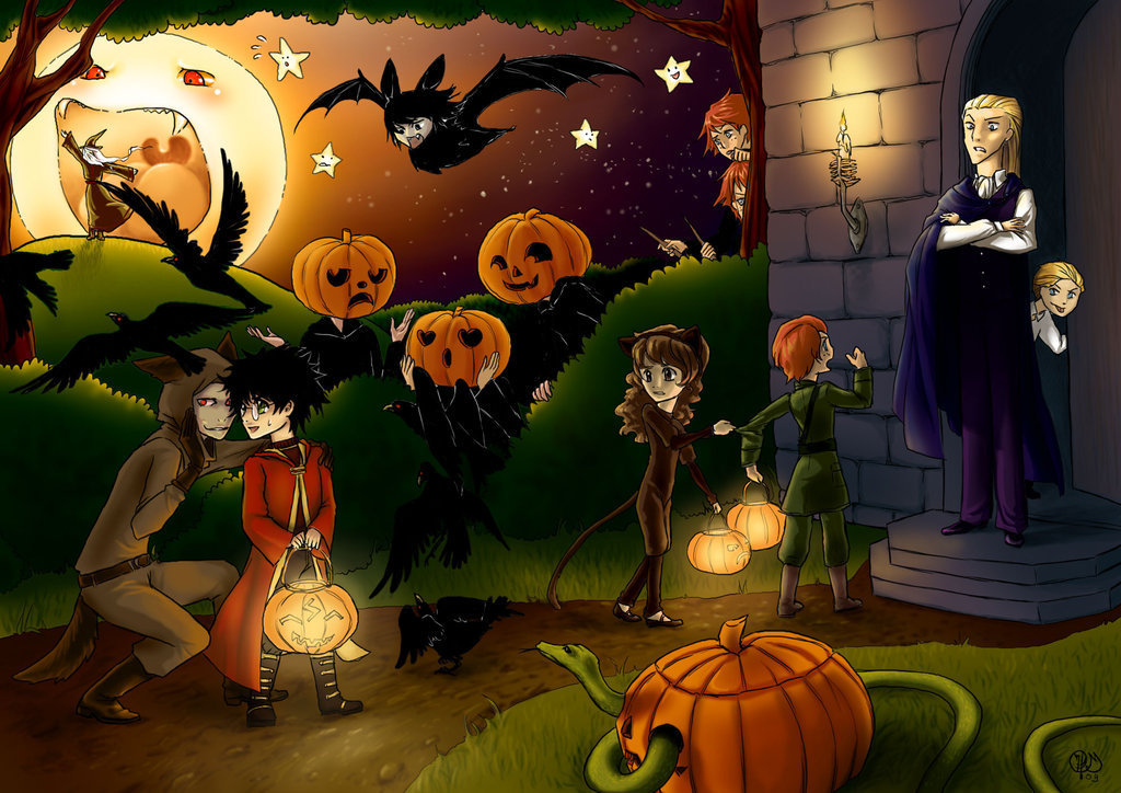 Harry Potter Halloween Background