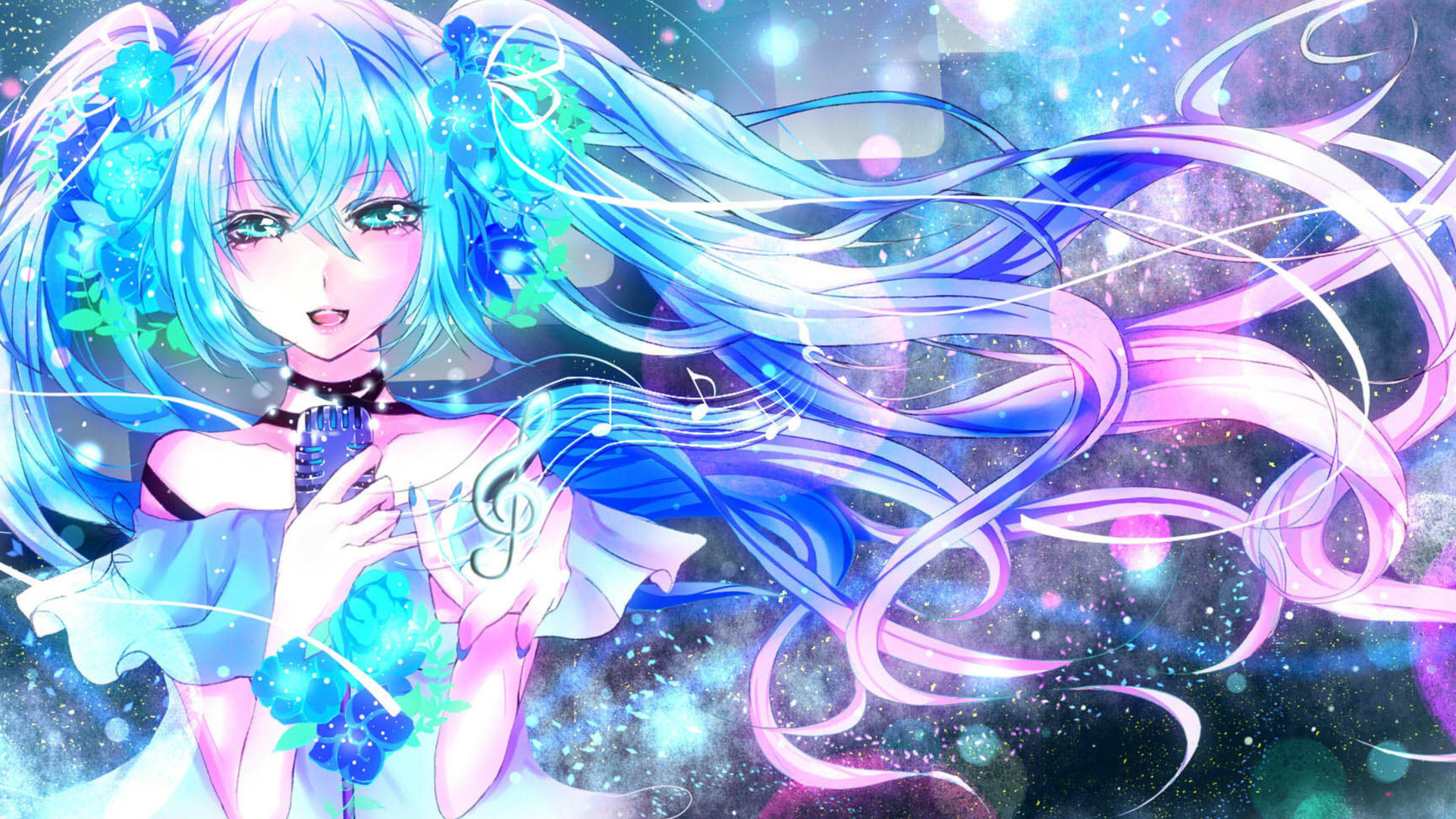 Hatsune Miku Desktop Background