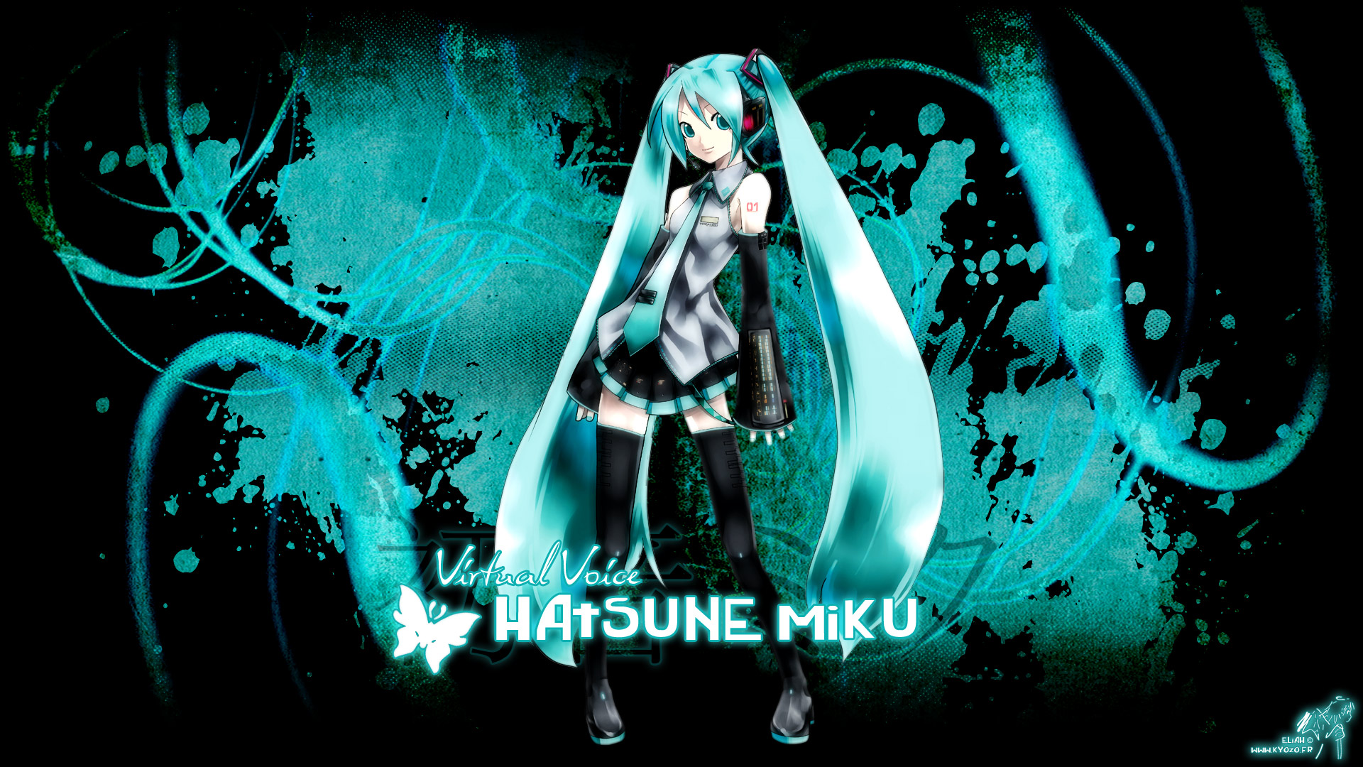 Hatsune Miku Desktop Background